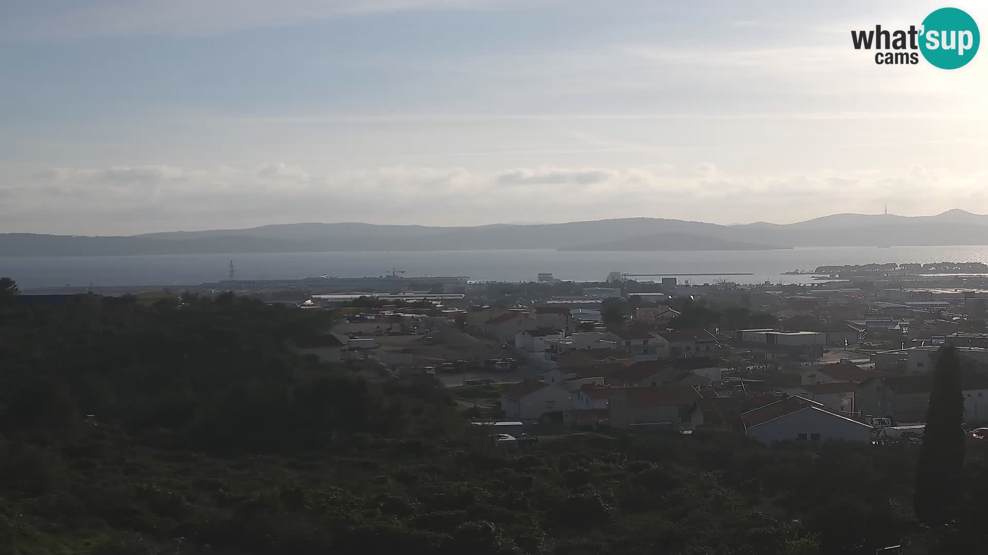 Panorama de la Webcam del Puerto Gazenica de Zadar, Zadar, Croacia