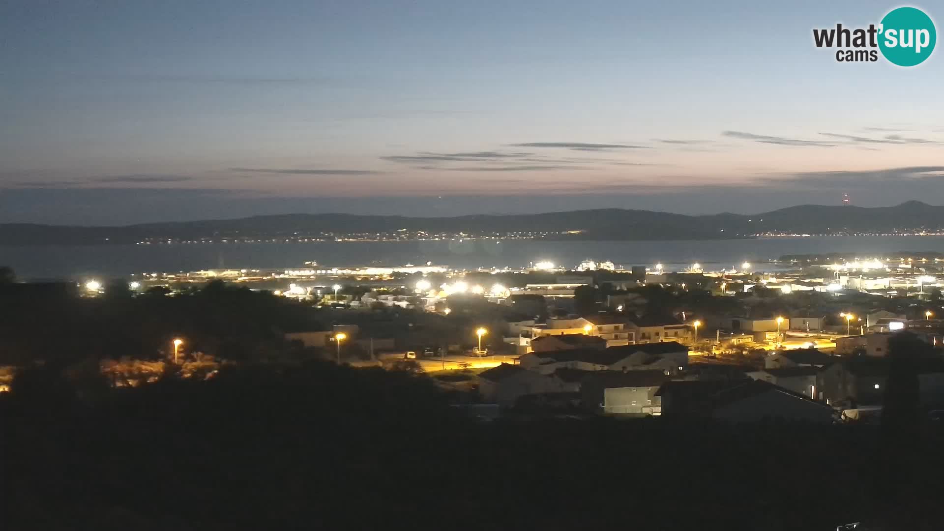 Zadar Port Gazenica Webcam Panorama, Zadar, Kroatien