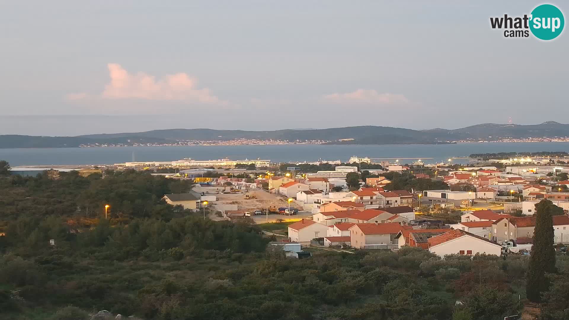 Zadar Port Gazenica Webcam Panorama, Zadar, Kroatien