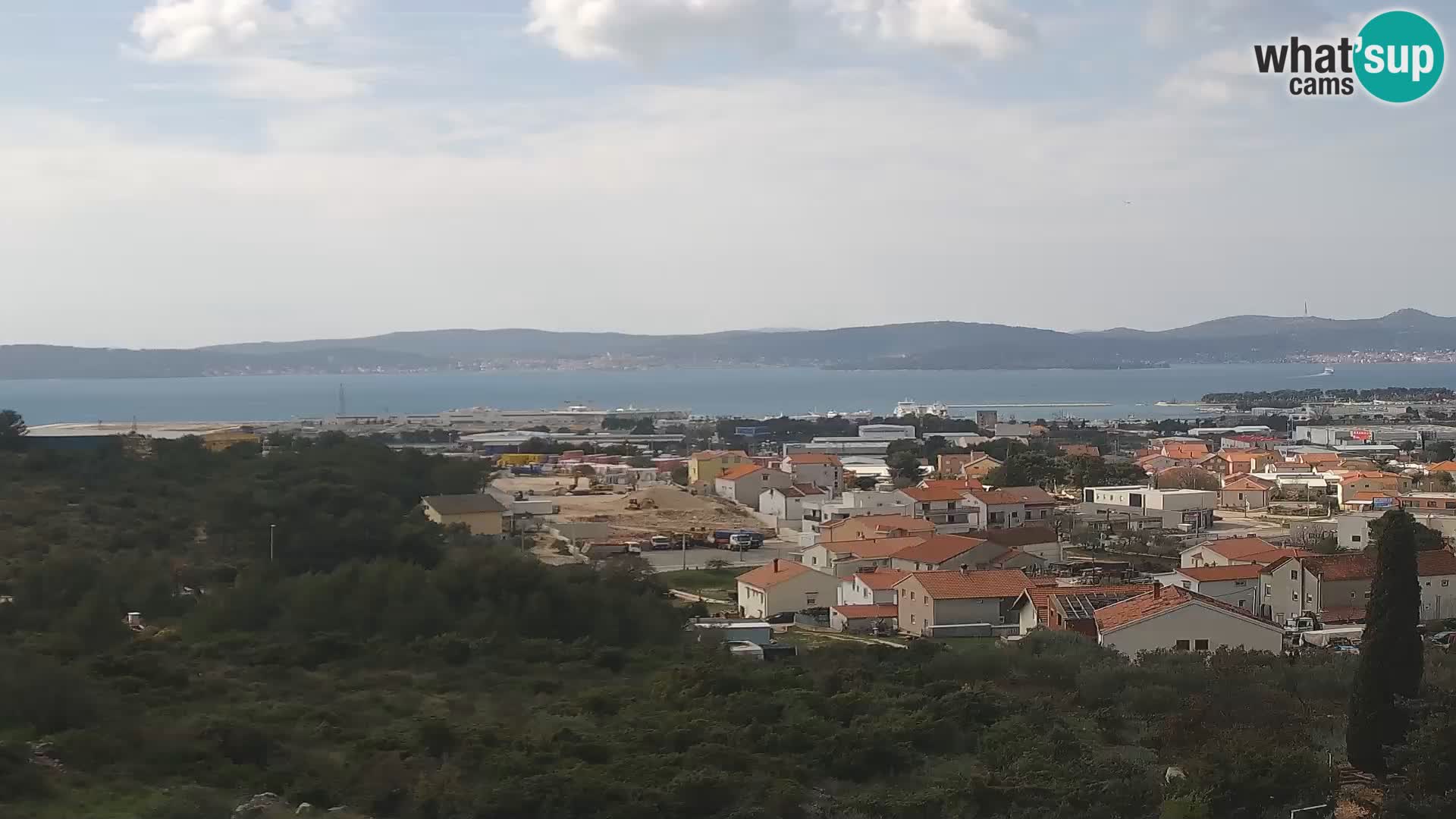 Zadar Pristanišče Gazenica s panoramsko spletno kamero, Zadar, Hrvaška