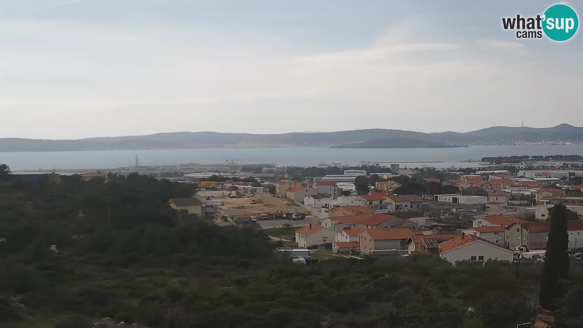 Zadar Pristanišče Gazenica s panoramsko spletno kamero, Zadar, Hrvaška