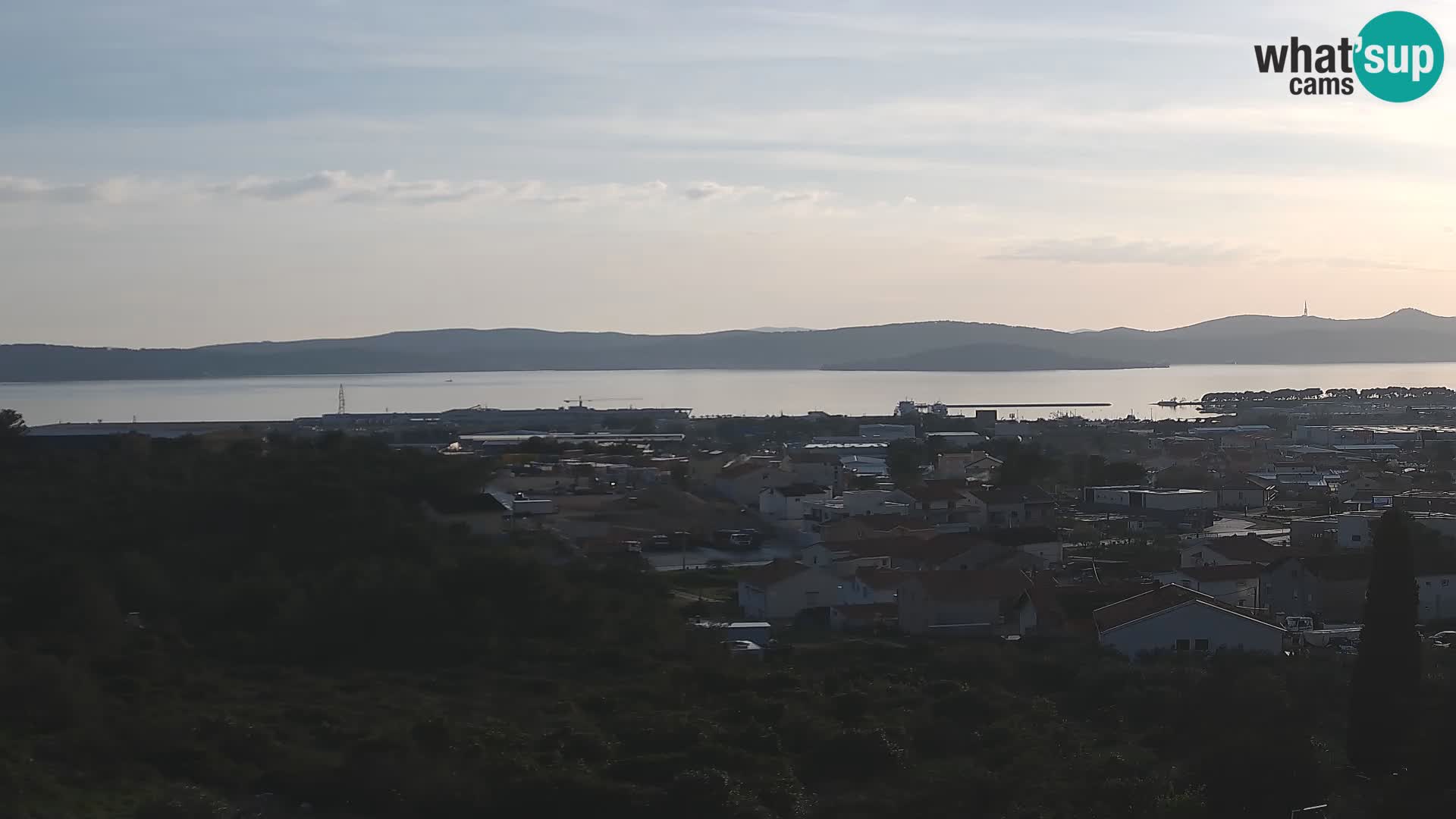 Panoramska web kamera Luke Gaženica u Zadru, Hrvatska