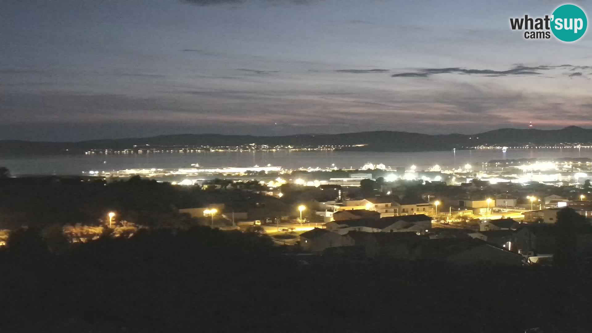 Panoramska web kamera Luke Gaženica u Zadru, Hrvatska