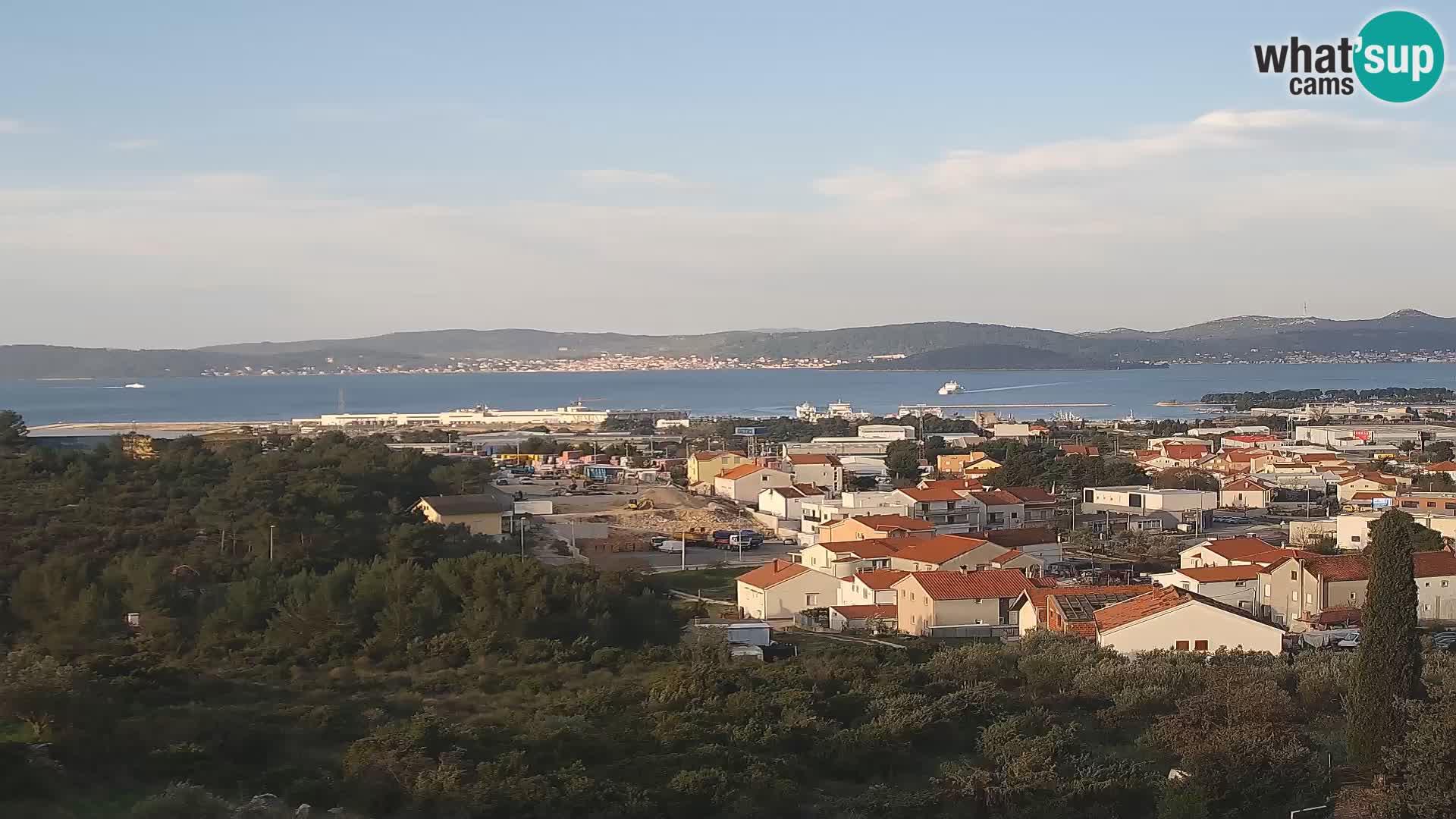 Panoramska web kamera Luke Gaženica u Zadru, Hrvatska