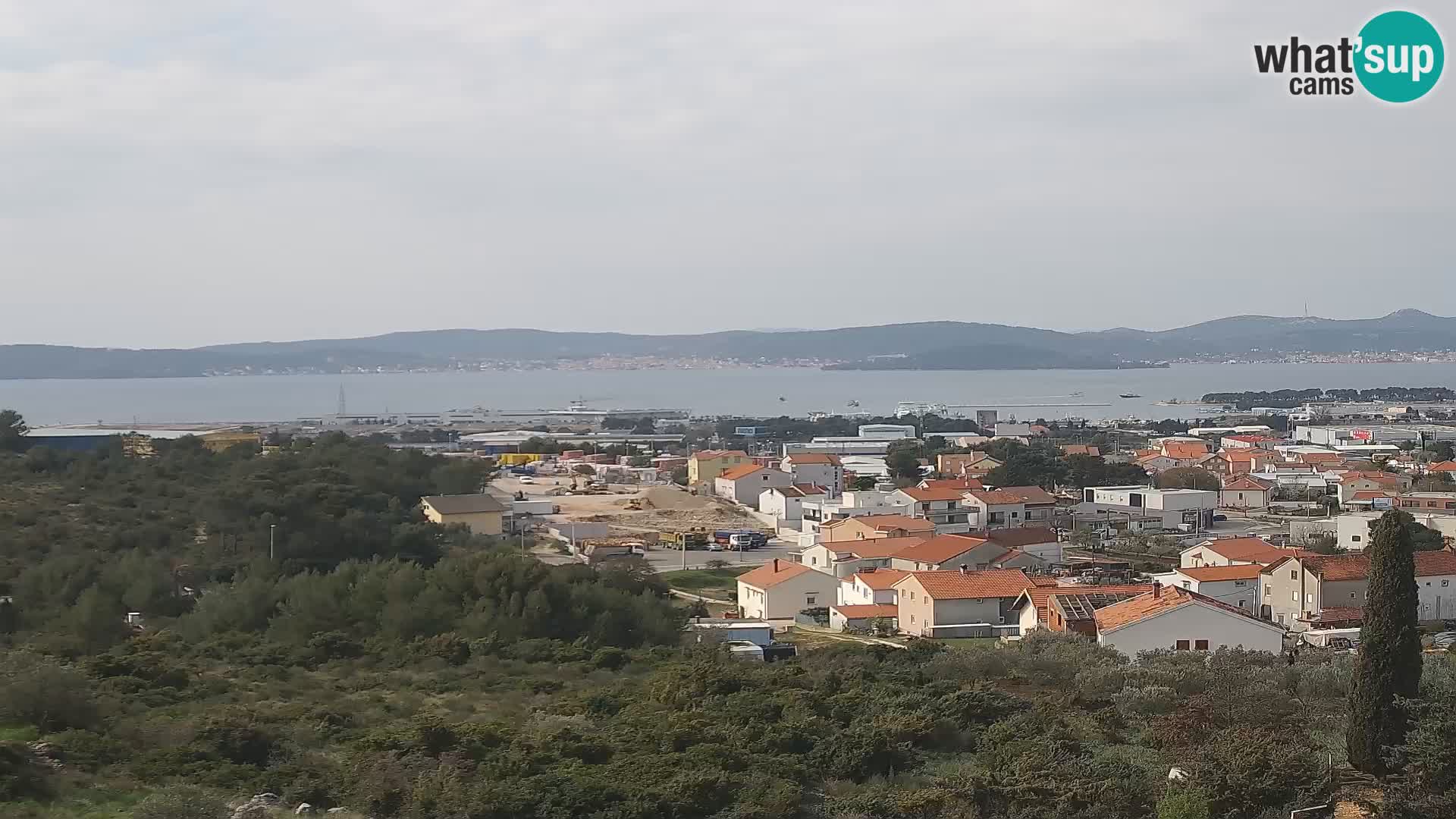 Zadar Port Gazenica Webcam Panorama, Zadar, Kroatien