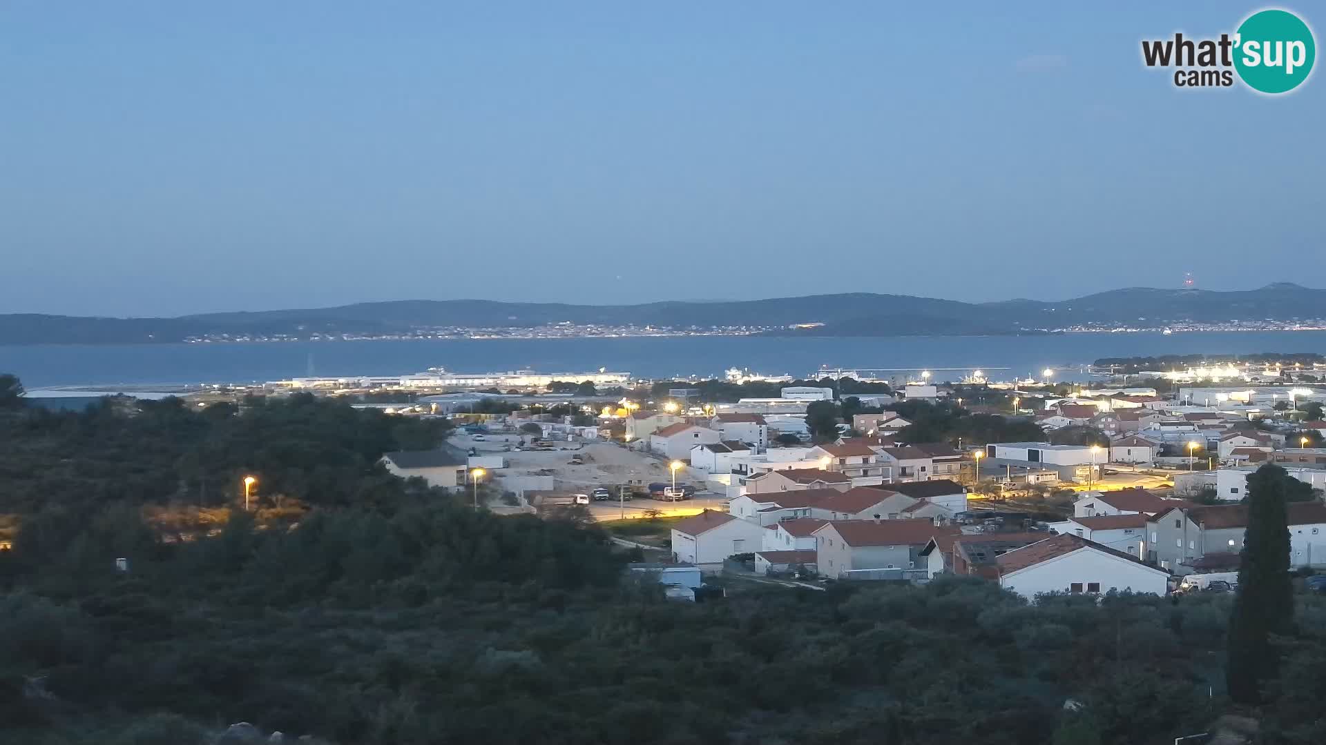 Zadar Port Gazenica Webcam Panorama, Zadar, Kroatien