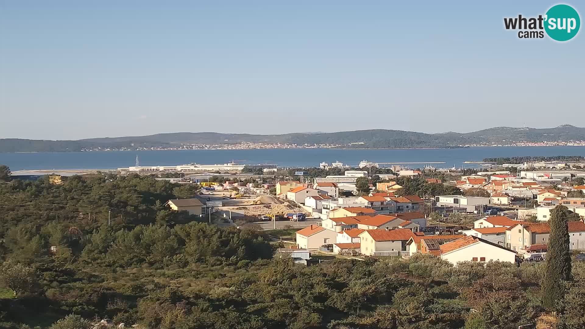 Zadar Port Gazenica Webcam Panorama, Zadar, Kroatien