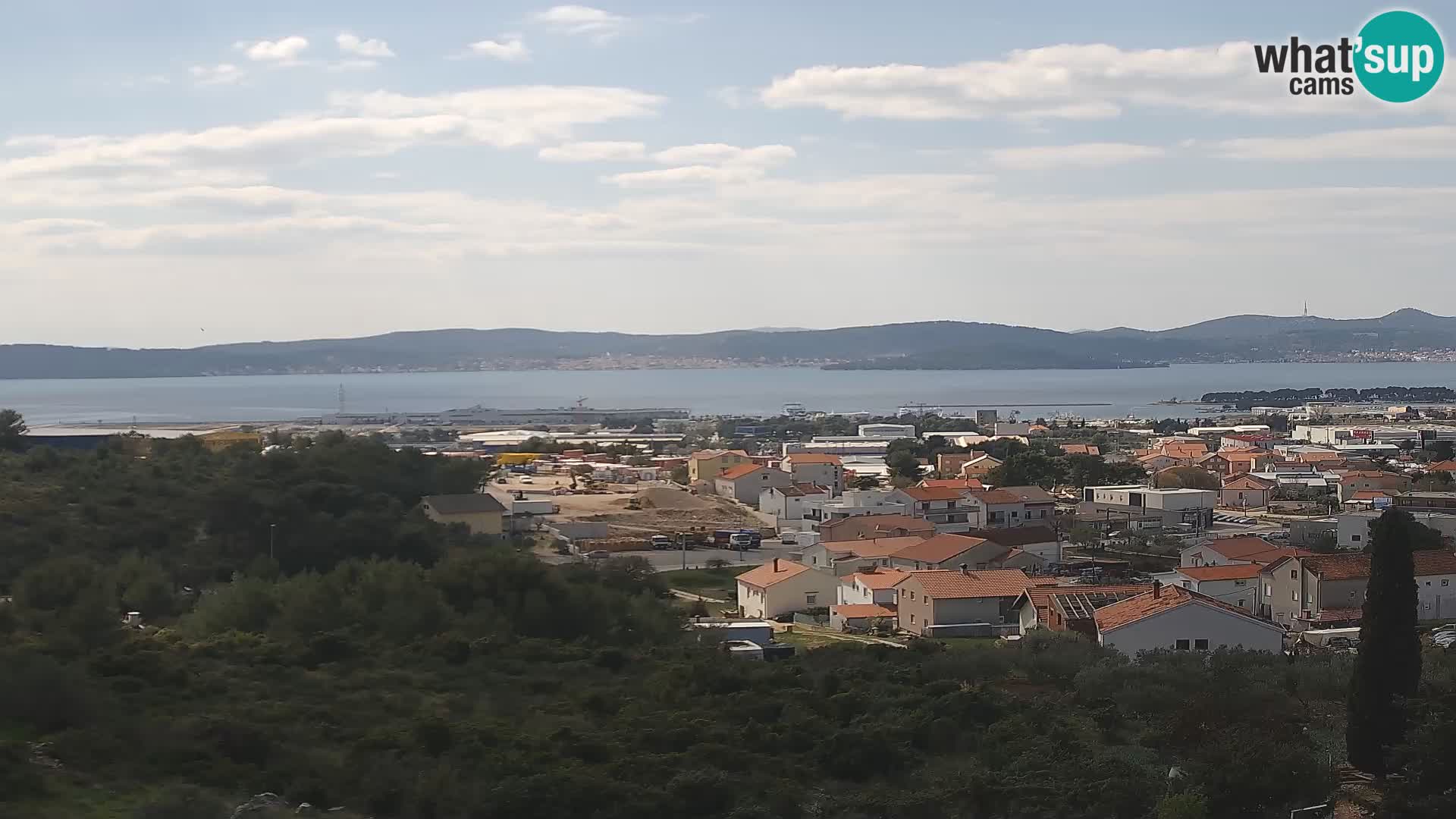 Zadar Pristanišče Gazenica s panoramsko spletno kamero, Zadar, Hrvaška