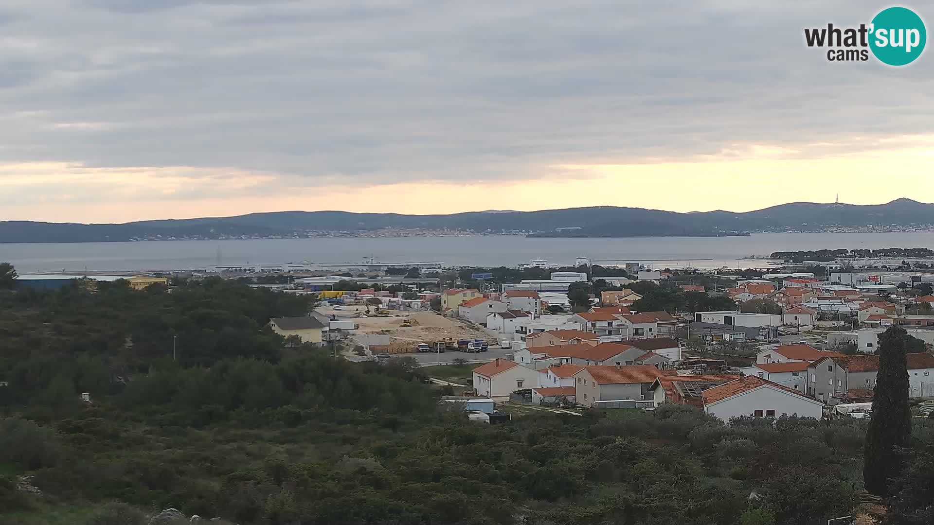 Zadar Port Gazenica Webcam Panorama, Zadar, Kroatien