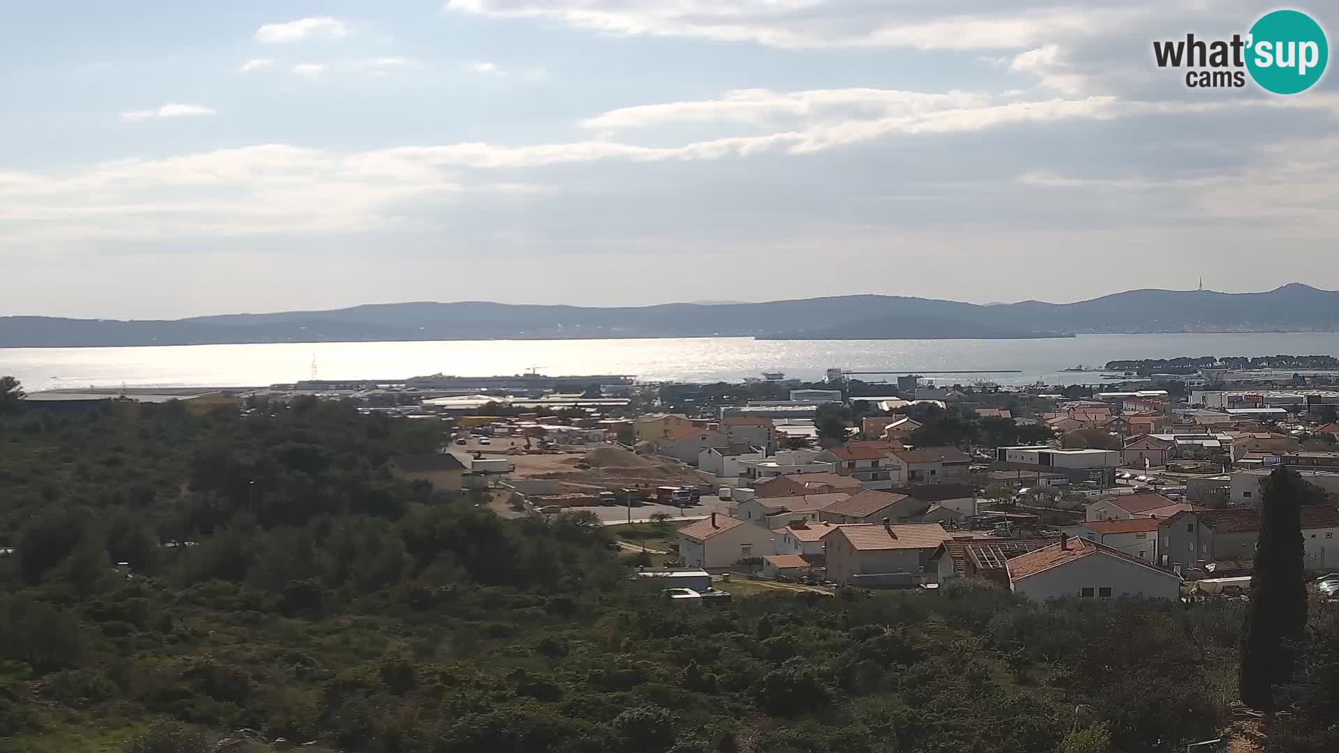 Panoramska web kamera Luke Gaženica u Zadru, Hrvatska