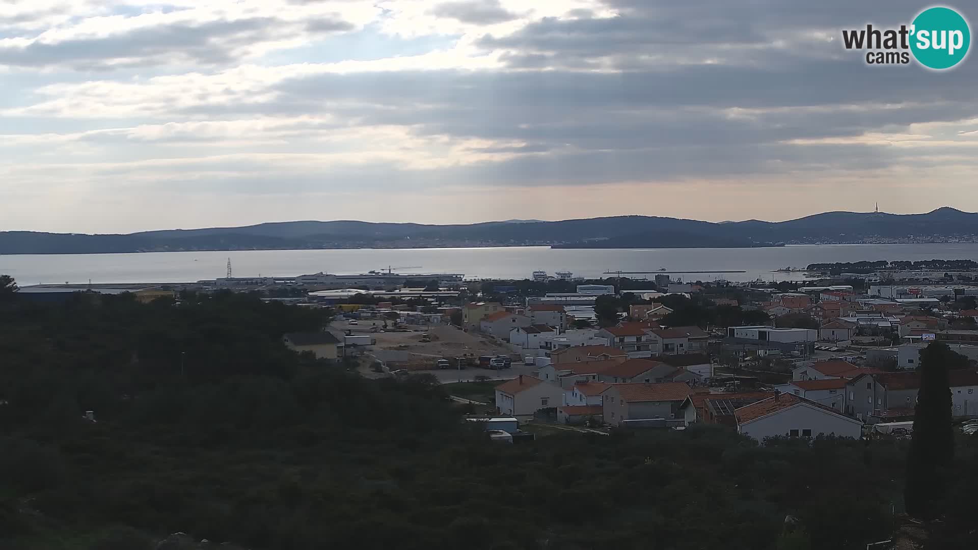 Zadar Pristanišče Gazenica s panoramsko spletno kamero, Zadar, Hrvaška