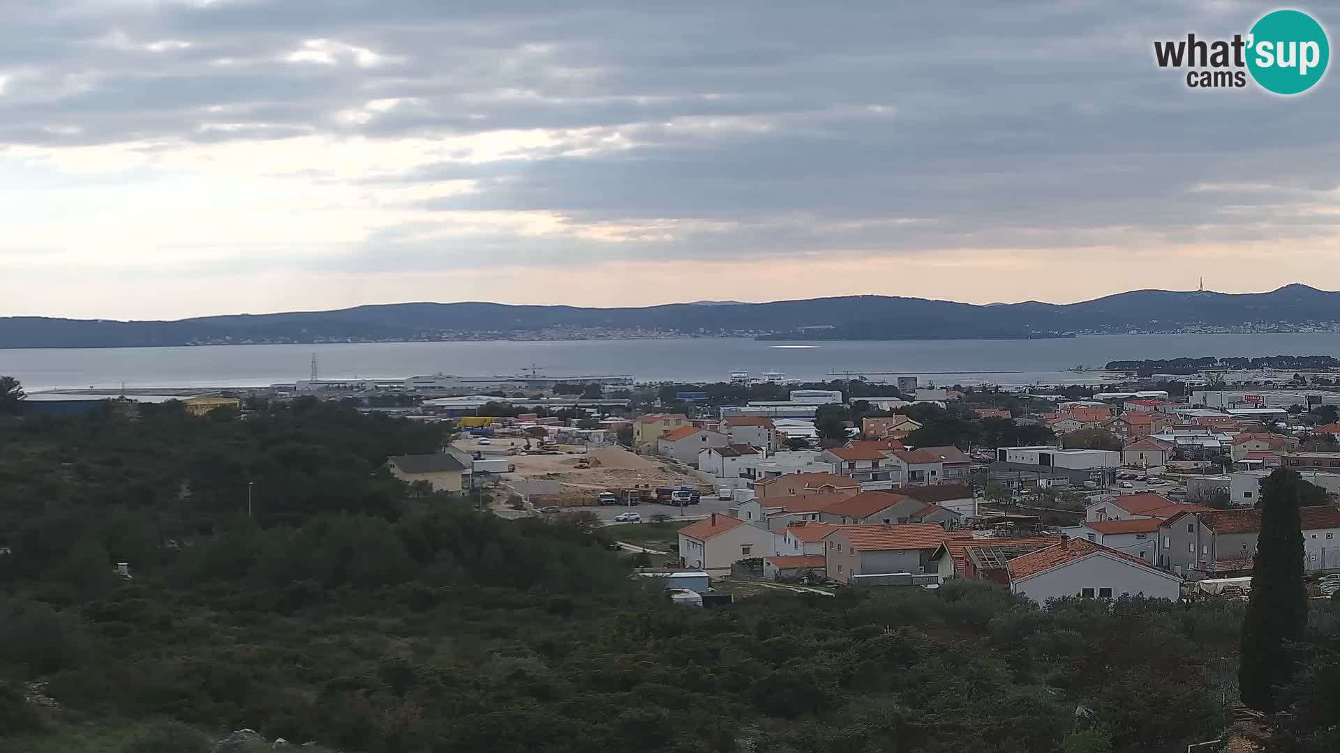 Panoramska web kamera Luke Gaženica u Zadru, Hrvatska