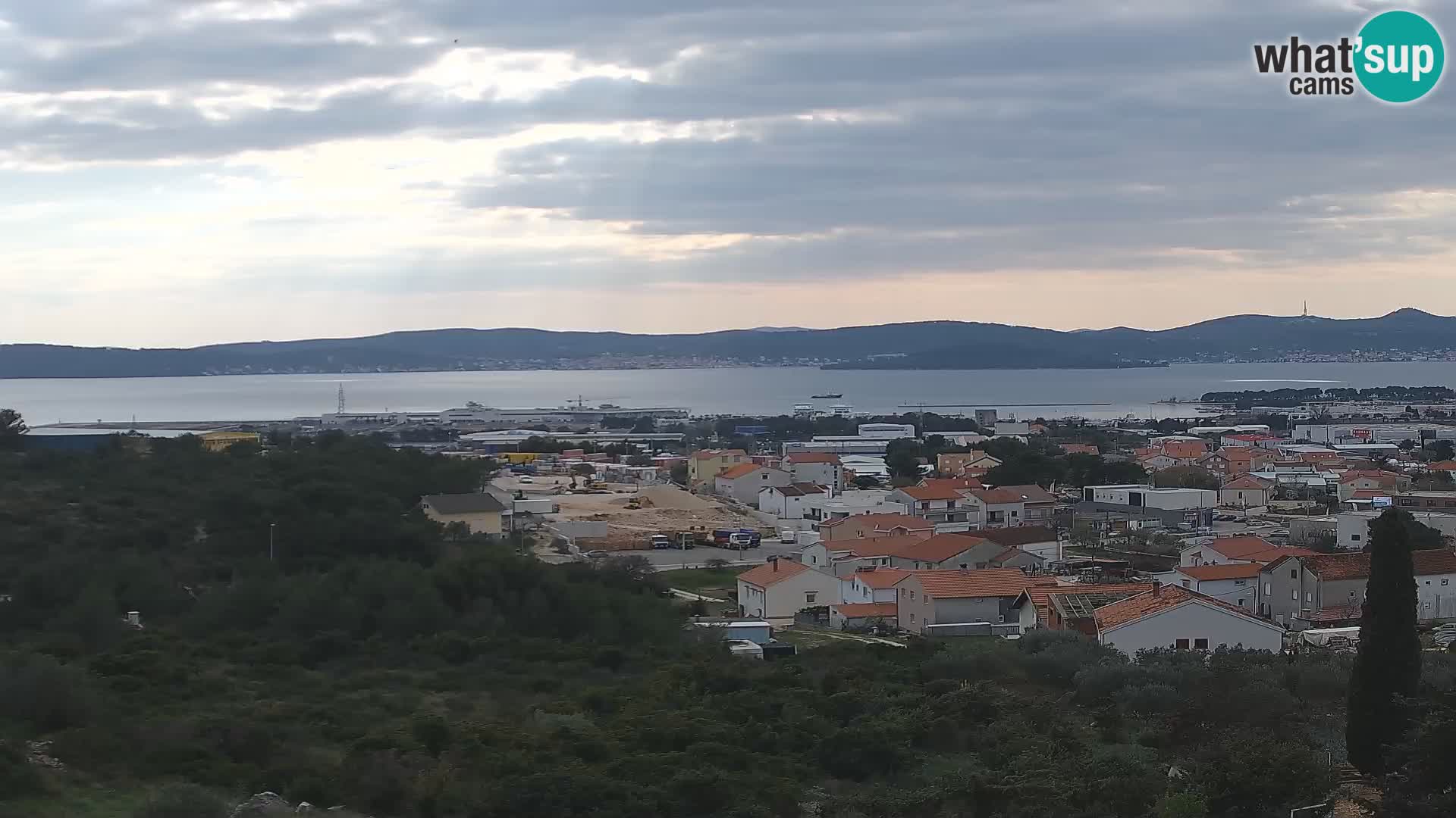Zadar Port Gazenica Webcam Panorama, Zadar, Kroatien