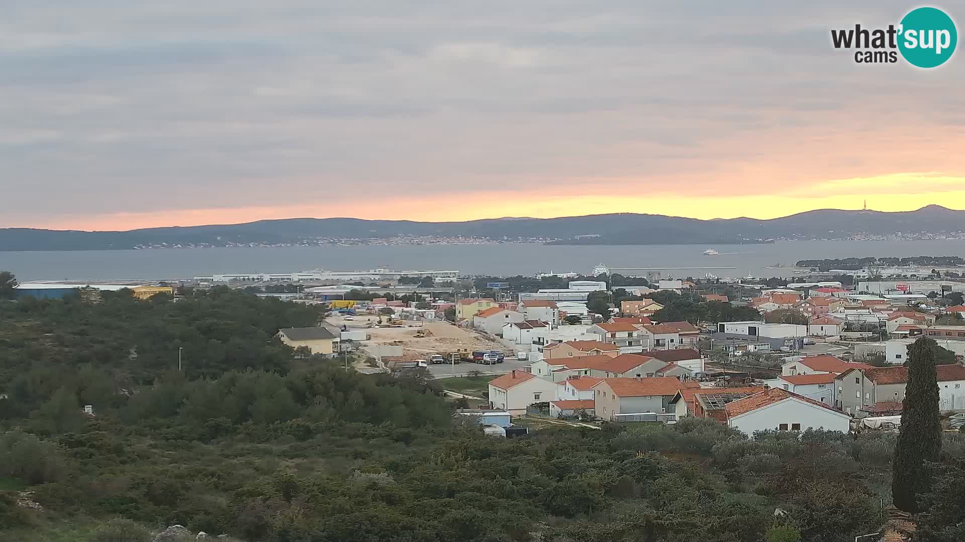 Zadar Port Gazenica Webcam Panorama, Zadar, Croatia