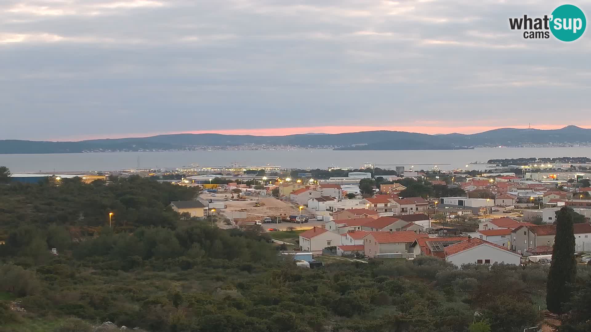 Zadar Pristanišče Gazenica s panoramsko spletno kamero, Zadar, Hrvaška