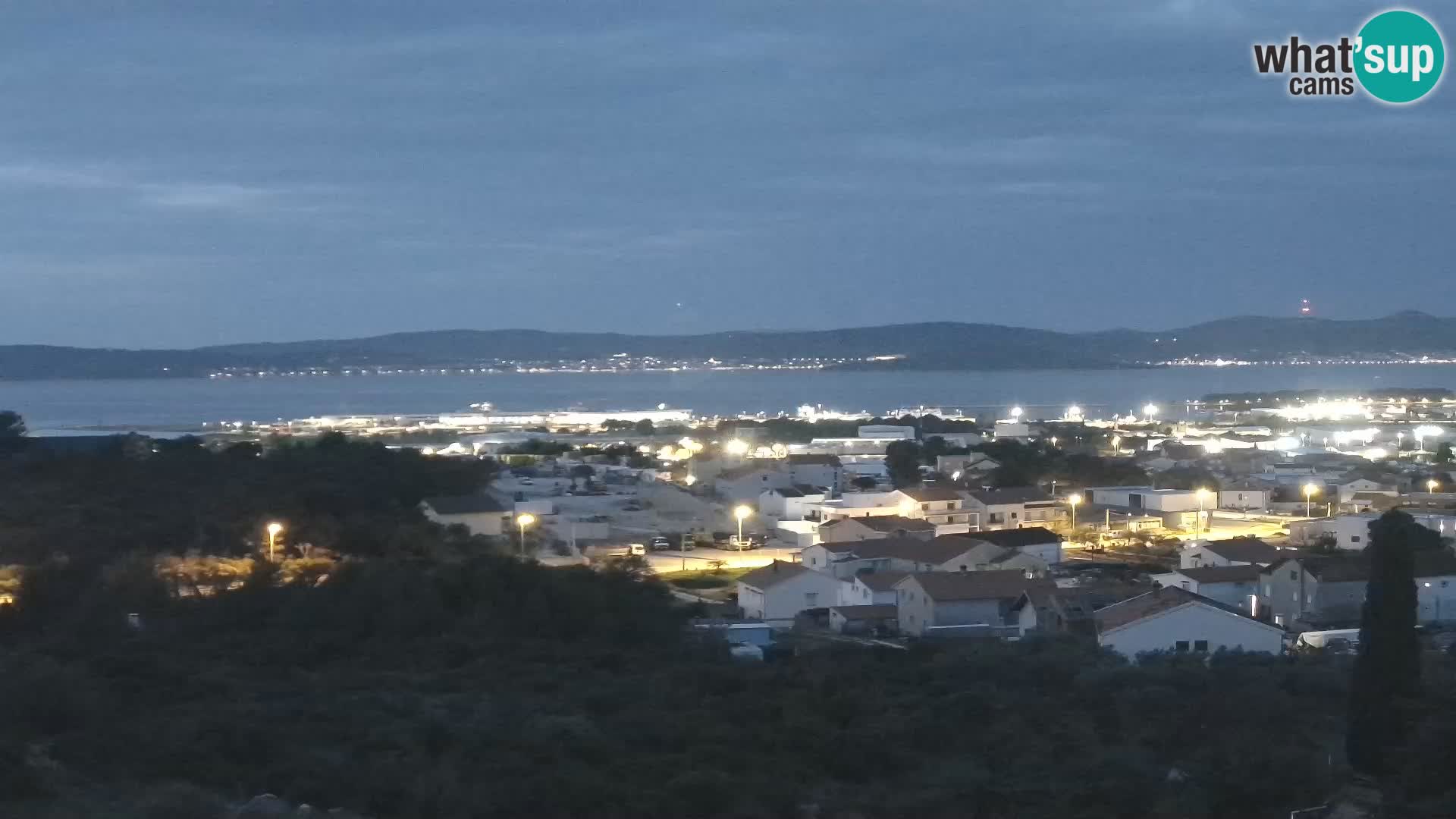 Panorama de la Webcam del Puerto Gazenica de Zadar, Zadar, Croacia