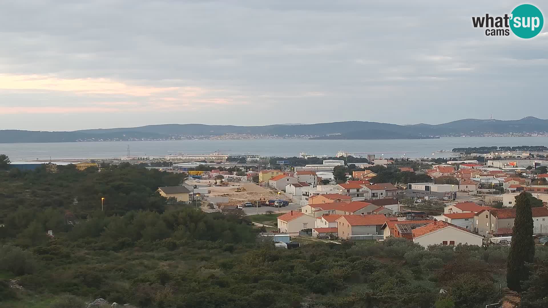 Zadar Port Gazenica Webcam Panorama, Zadar, Croatie