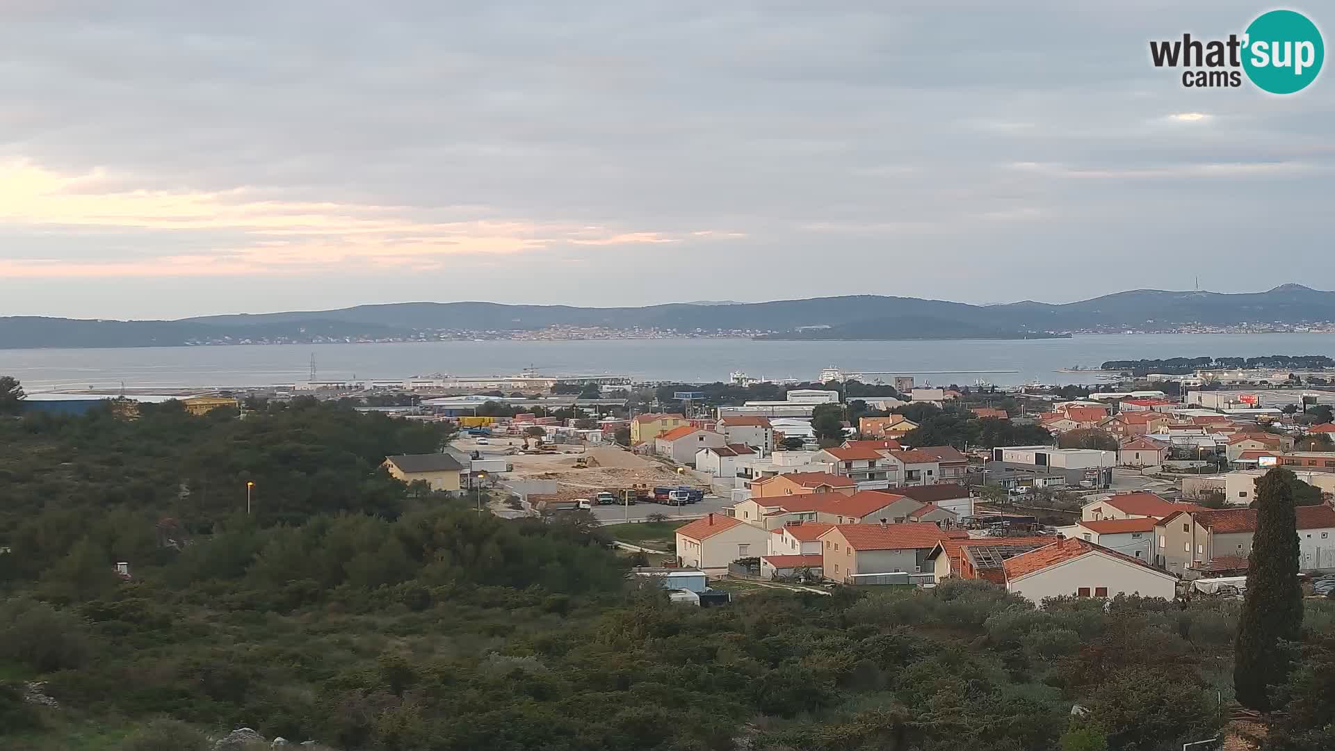 Panoramska web kamera Luke Gaženica u Zadru, Hrvatska