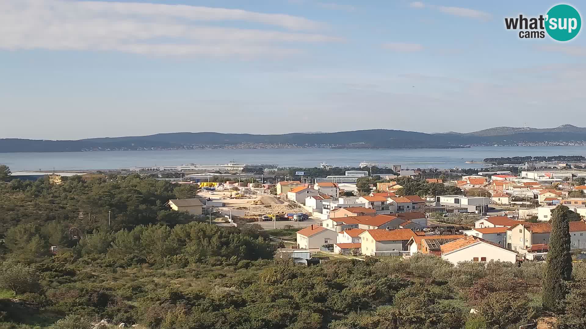 Panoramska web kamera Luke Gaženica u Zadru, Hrvatska