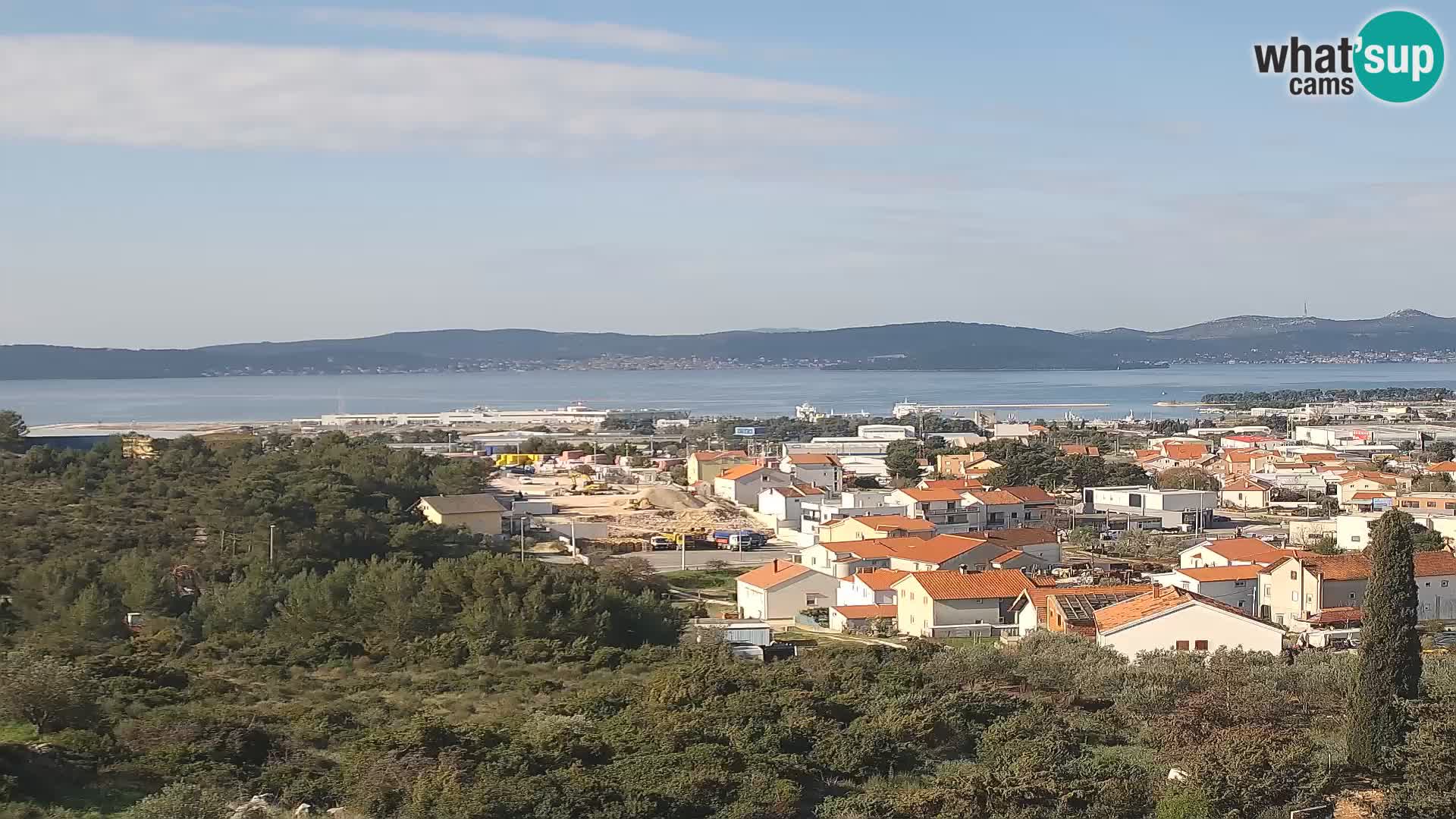 Zadar Port Gazenica Webcam Panorama, Zadar, Kroatien