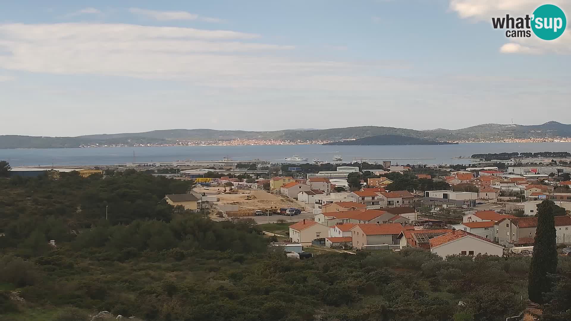 Panoramska web kamera Luke Gaženica u Zadru, Hrvatska