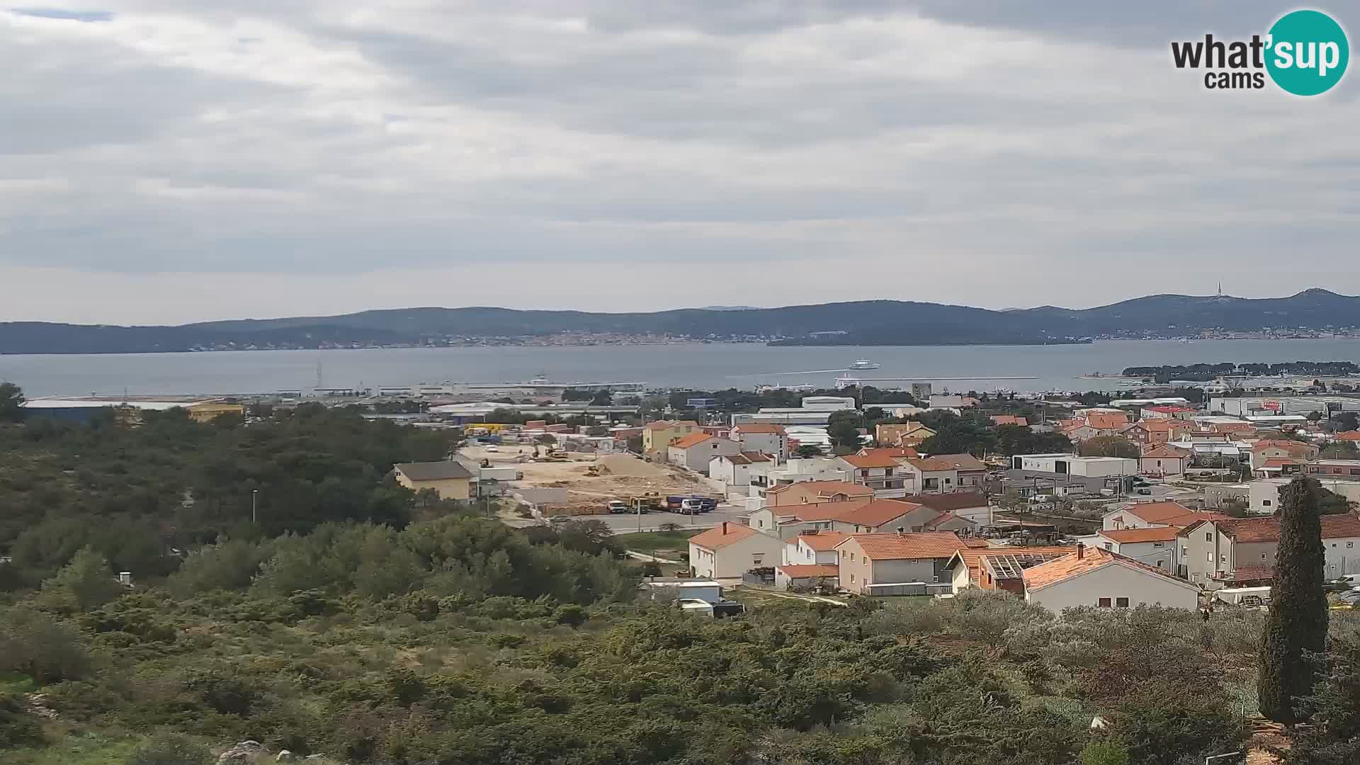 Panorama de la Webcam del Puerto Gazenica de Zadar, Zadar, Croacia