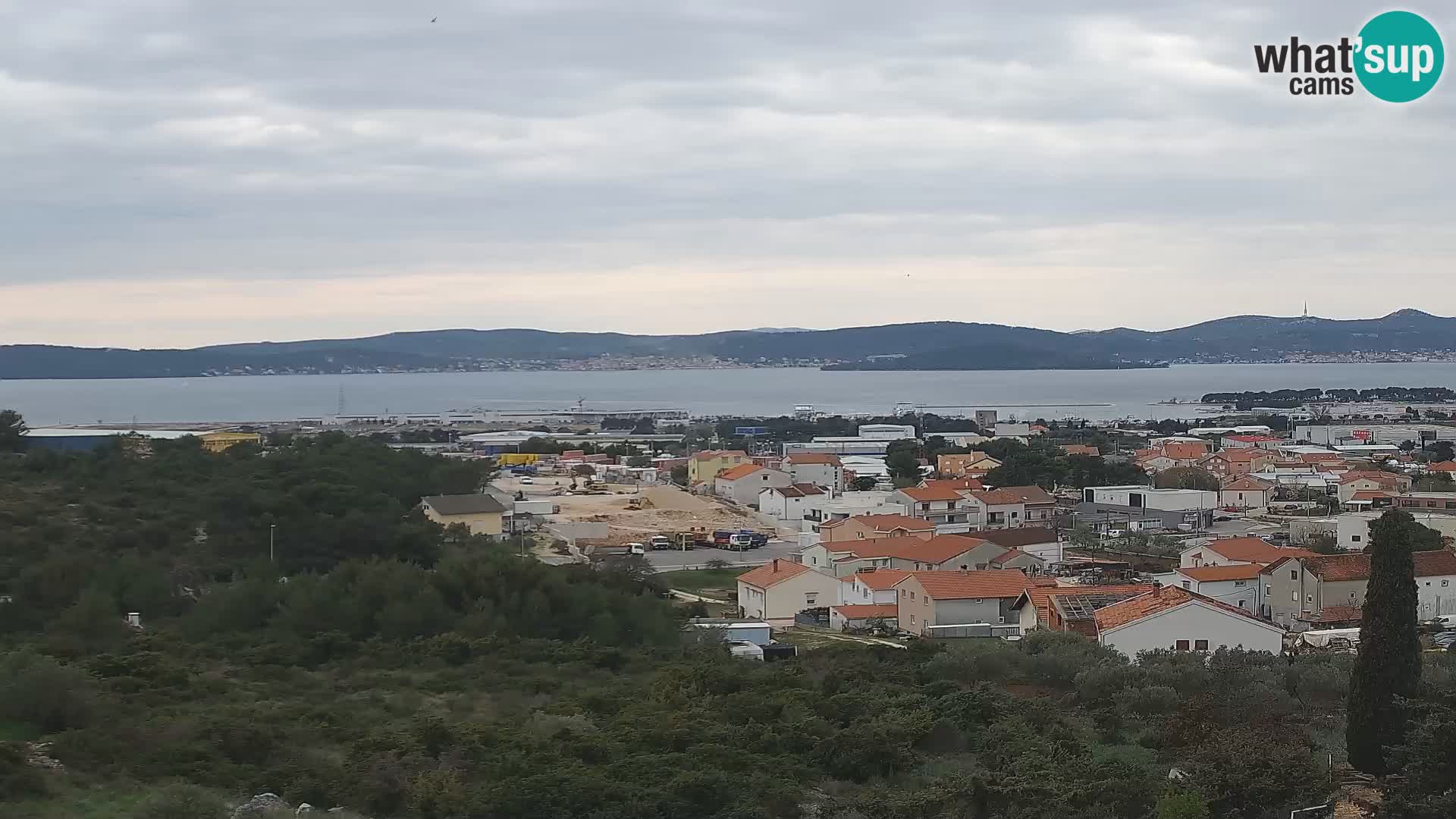 Zadar Pristanišče Gazenica s panoramsko spletno kamero, Zadar, Hrvaška