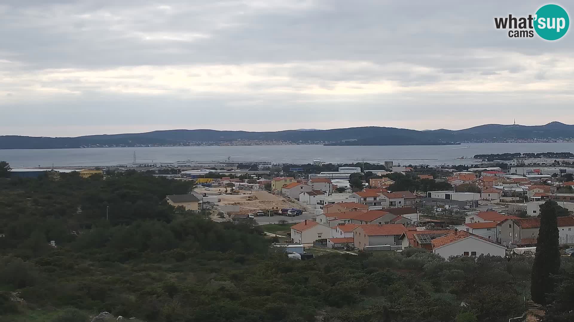 Panoramska web kamera Luke Gaženica u Zadru, Hrvatska