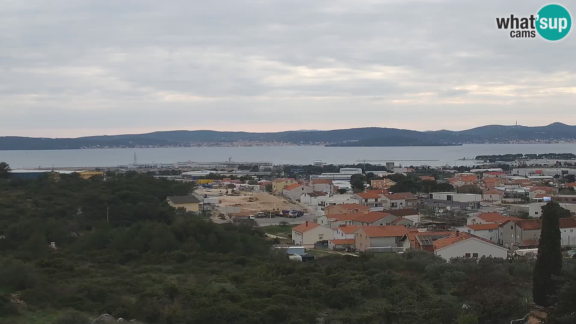 Panorama de la Webcam del Puerto Gazenica de Zadar, Zadar, Croacia