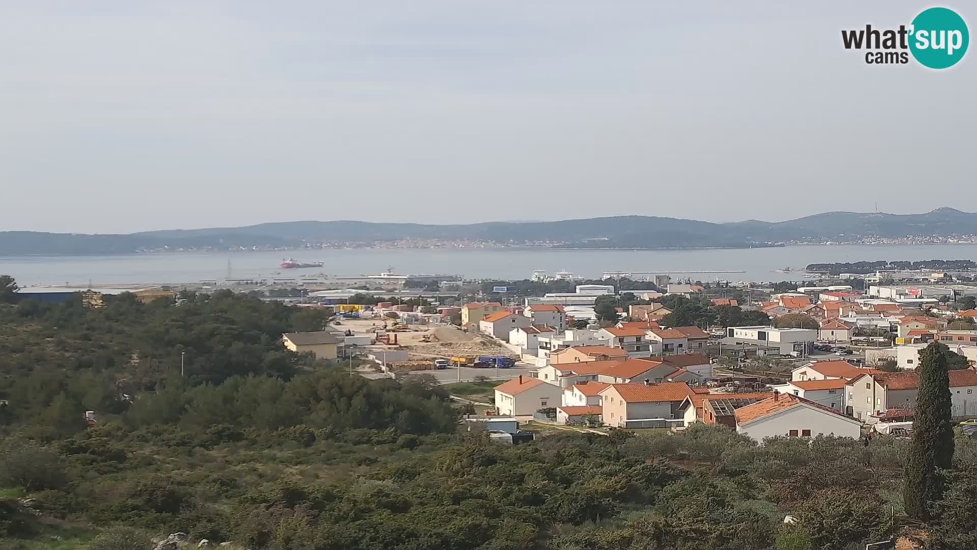 Zadar Port Gazenica Webcam Panorama, Zadar, Kroatien