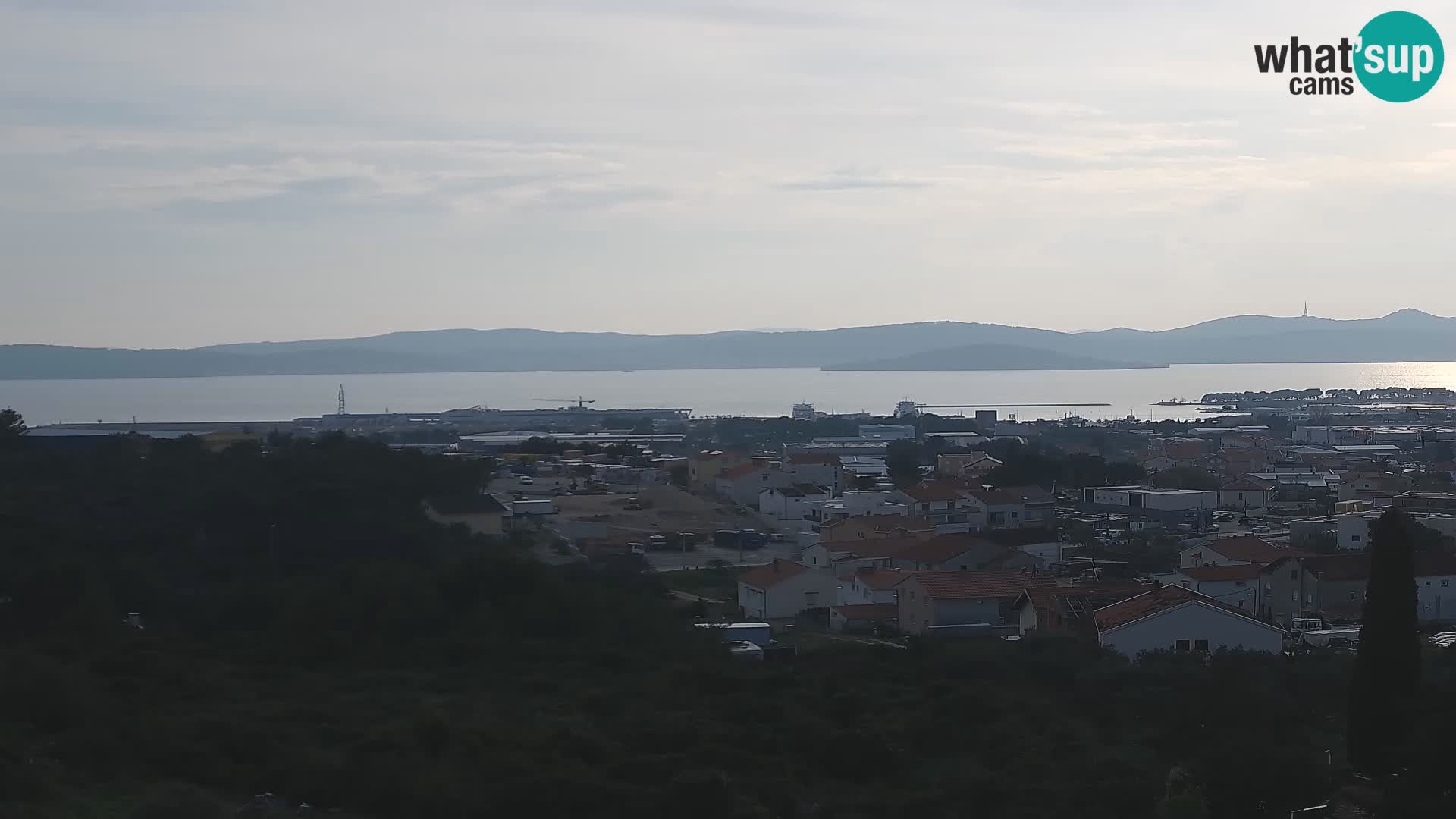 Panorama de la Webcam del Puerto Gazenica de Zadar, Zadar, Croacia