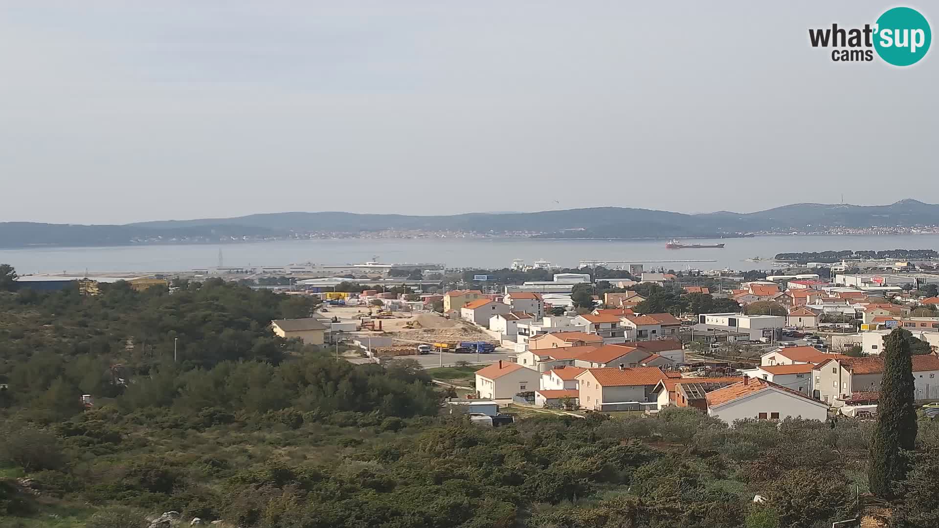Panorama de la Webcam del Puerto Gazenica de Zadar, Zadar, Croacia