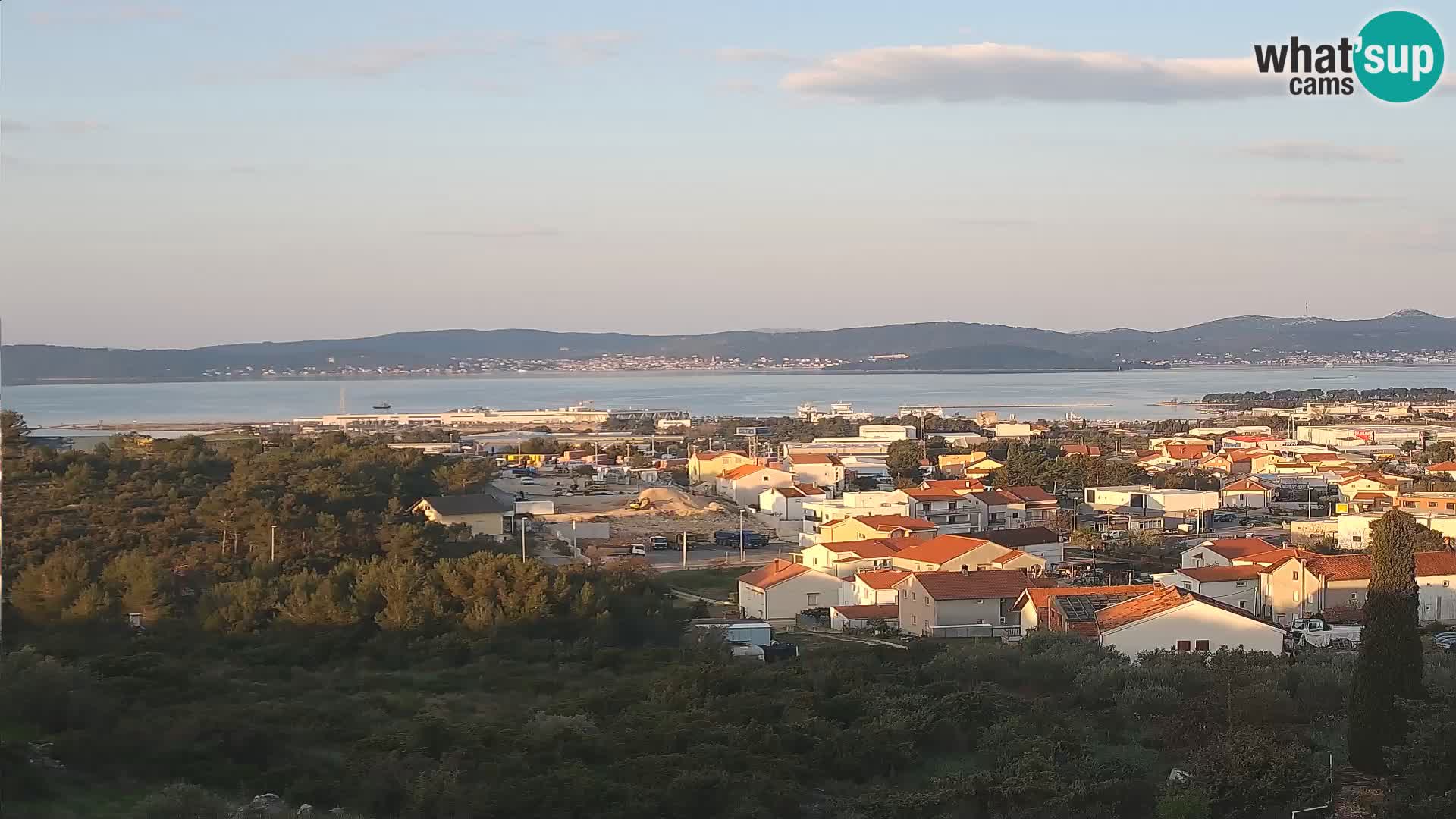 Panorama de la Webcam del Puerto Gazenica de Zadar, Zadar, Croacia
