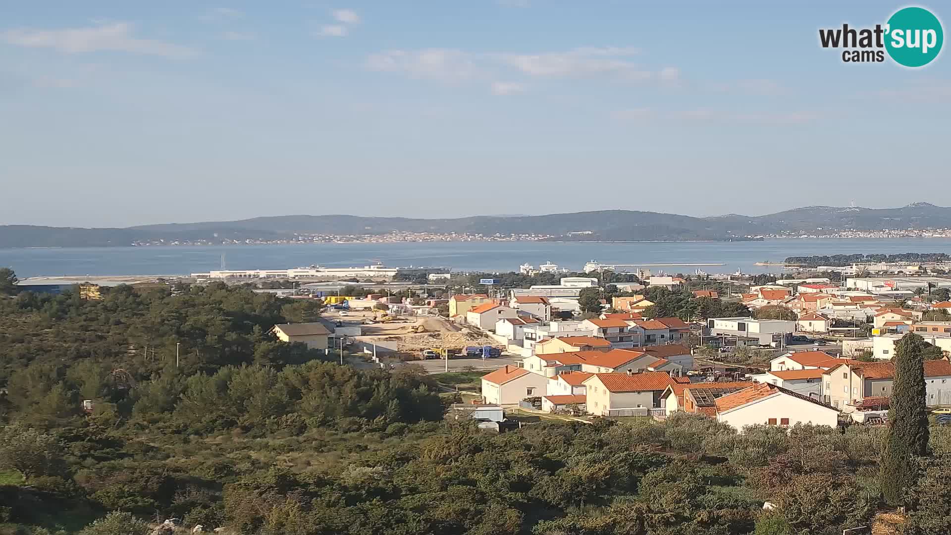 Zadar Port Gazenica Webcam Panorama, Zadar, Kroatien