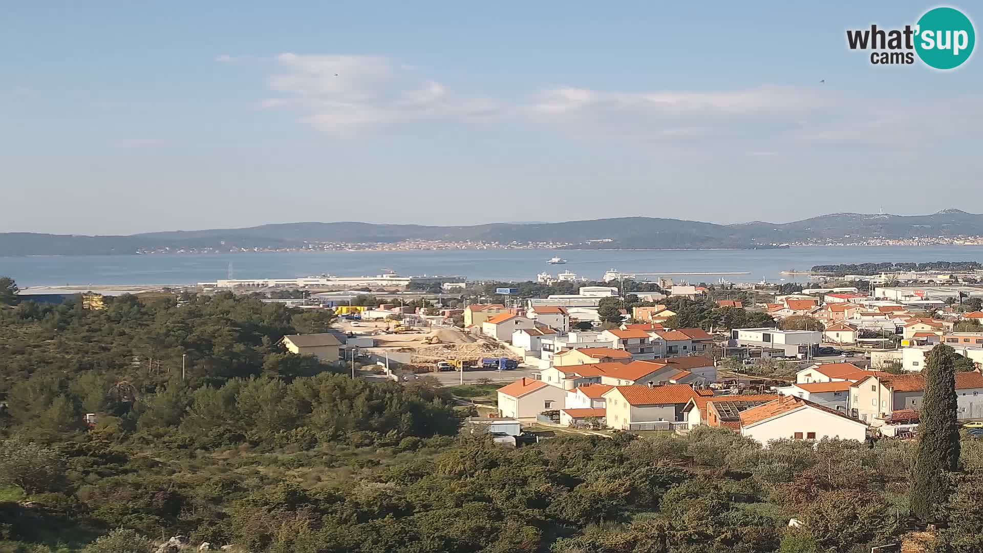 Panorama de la Webcam del Puerto Gazenica de Zadar, Zadar, Croacia