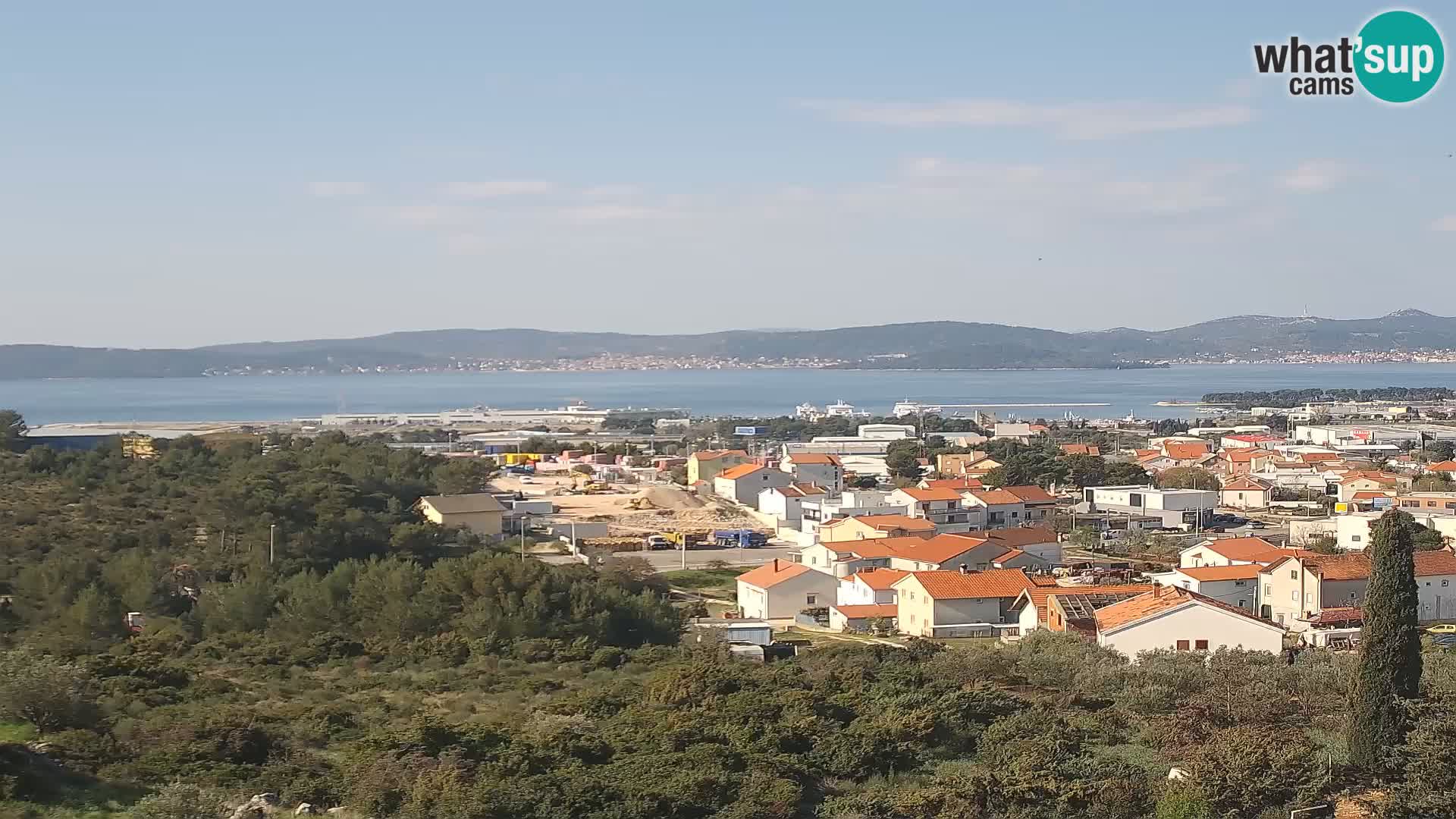 Zadar Port Gazenica Webcam Panorama, Zadar, Croatie