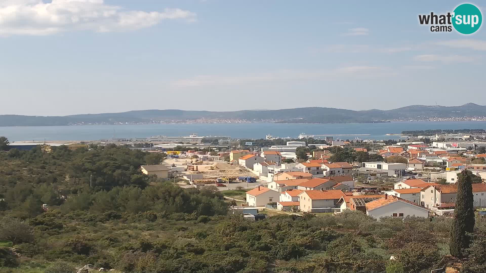 Panoramska web kamera Luke Gaženica u Zadru, Hrvatska