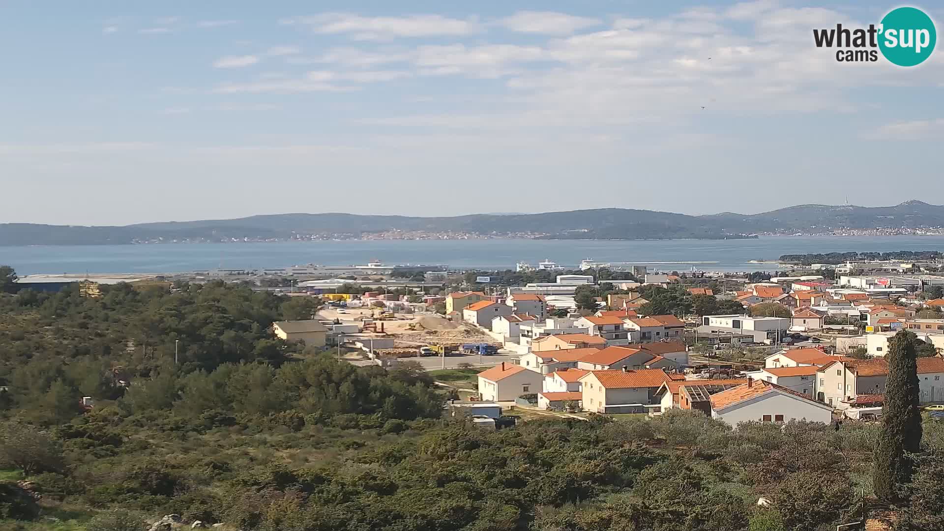 Panorama de la Webcam del Puerto Gazenica de Zadar, Zadar, Croacia