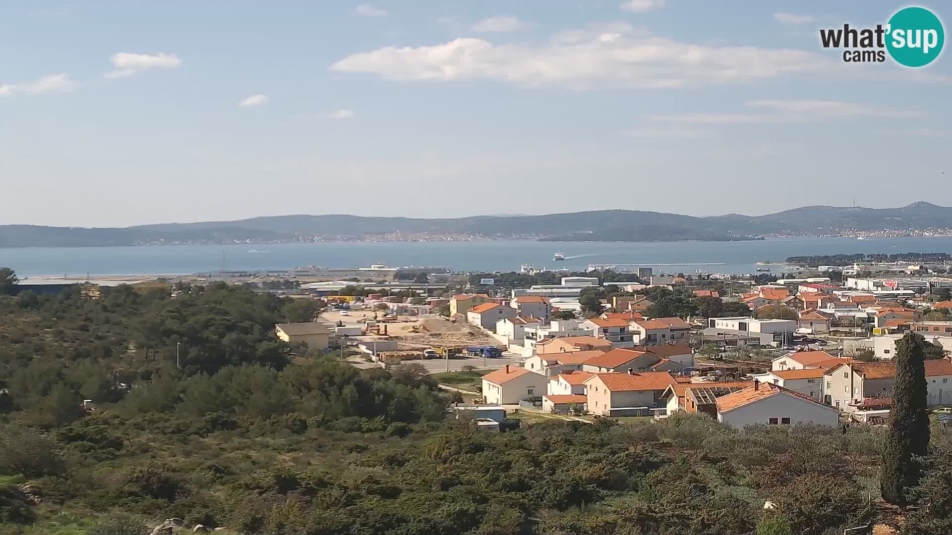 Zadar Pristanišče Gazenica s panoramsko spletno kamero, Zadar, Hrvaška
