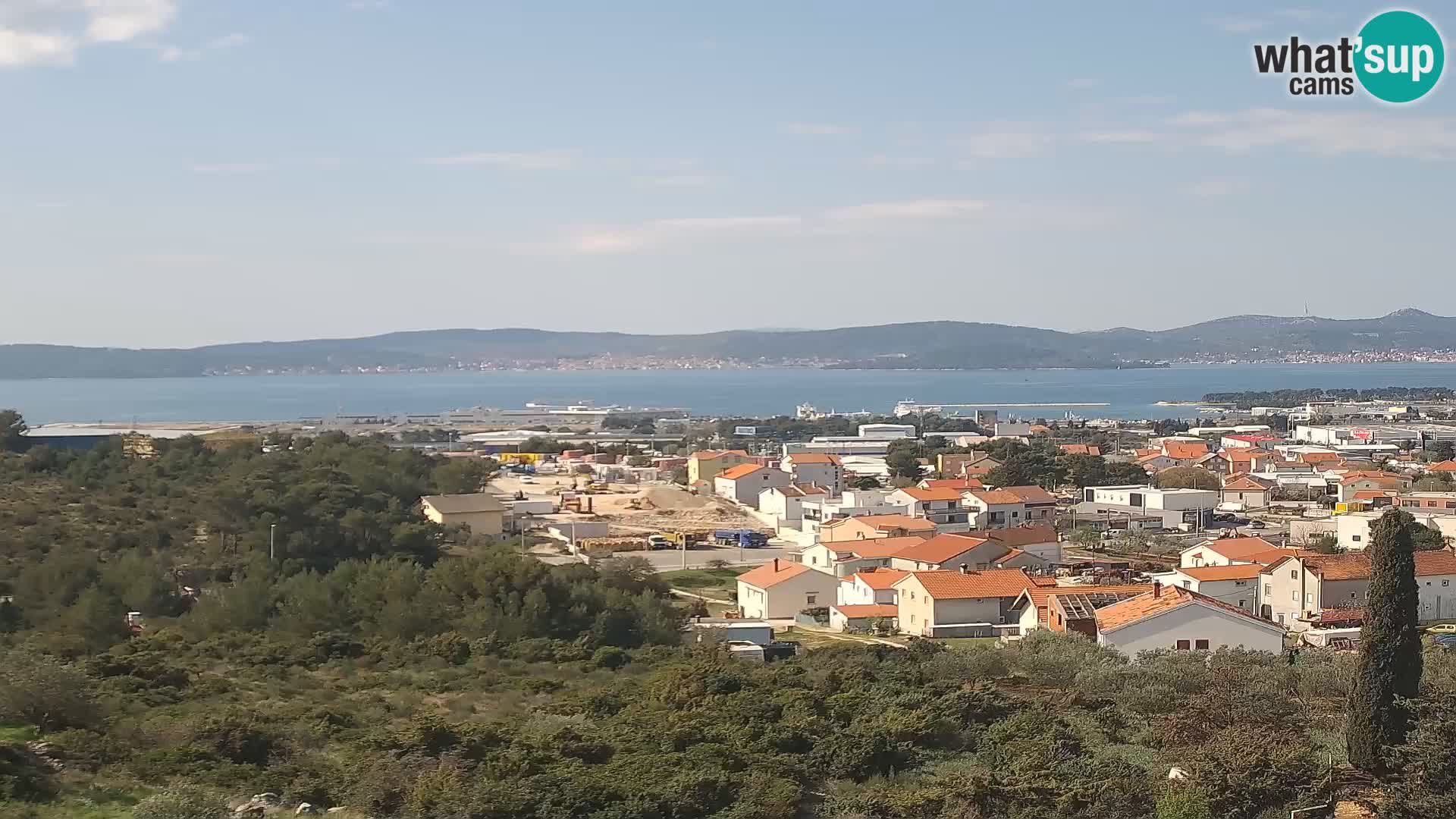 Zadar Port Gazenica Webcam Panorama, Zadar, Croatie