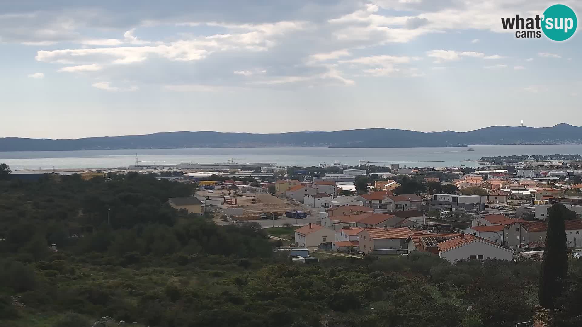 Panoramska web kamera Luke Gaženica u Zadru, Hrvatska