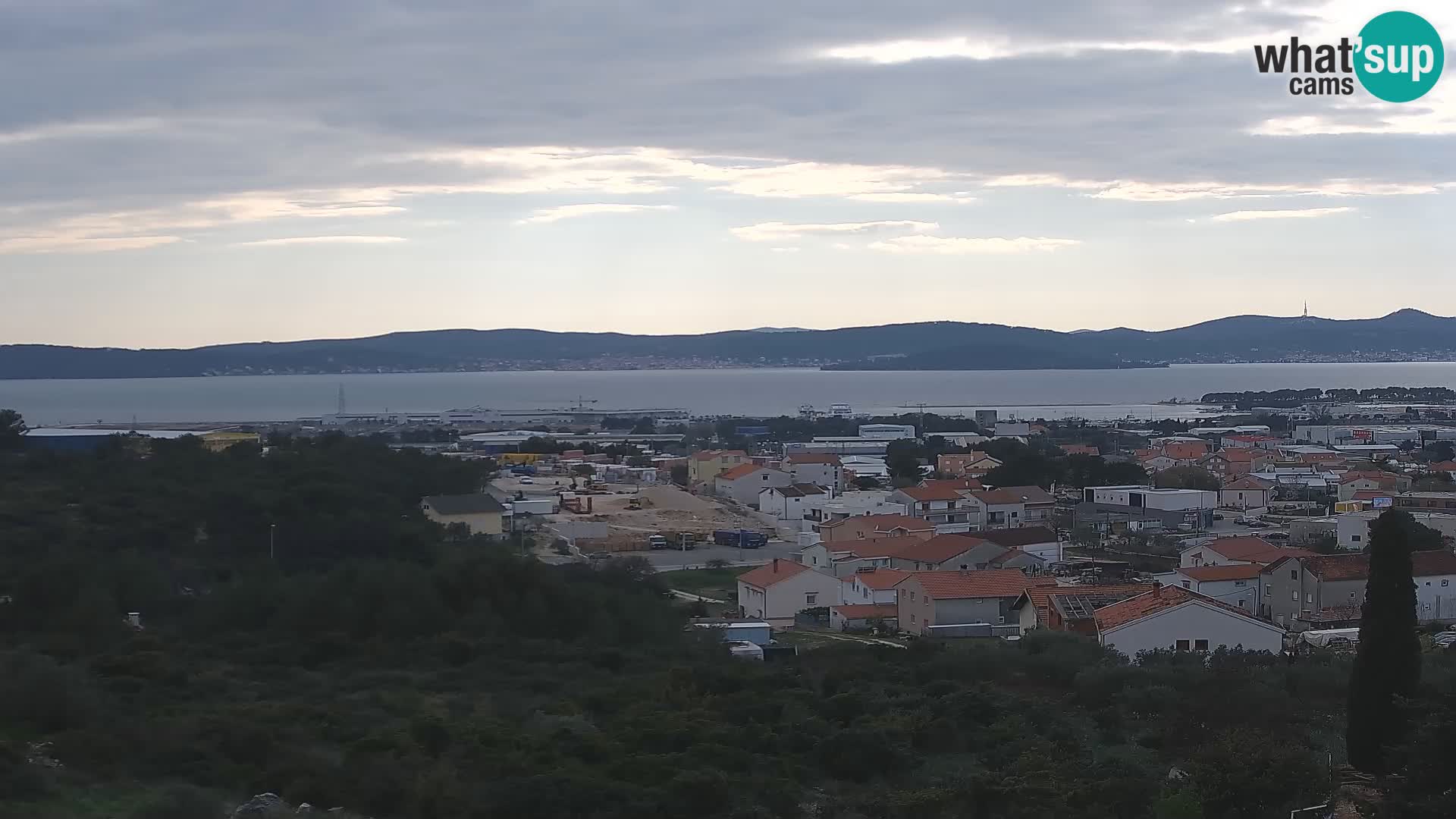 Zadar Port Gazenica Webcam Panorama, Zadar, Kroatien