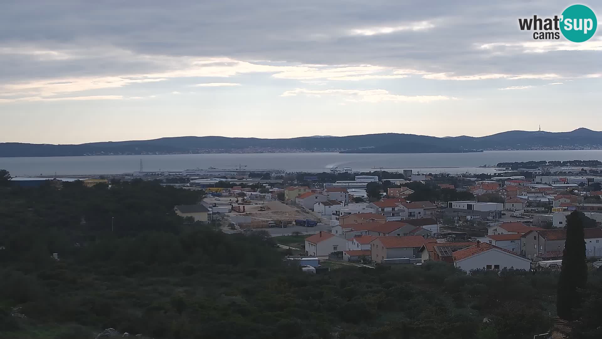 Panoramska web kamera Luke Gaženica u Zadru, Hrvatska