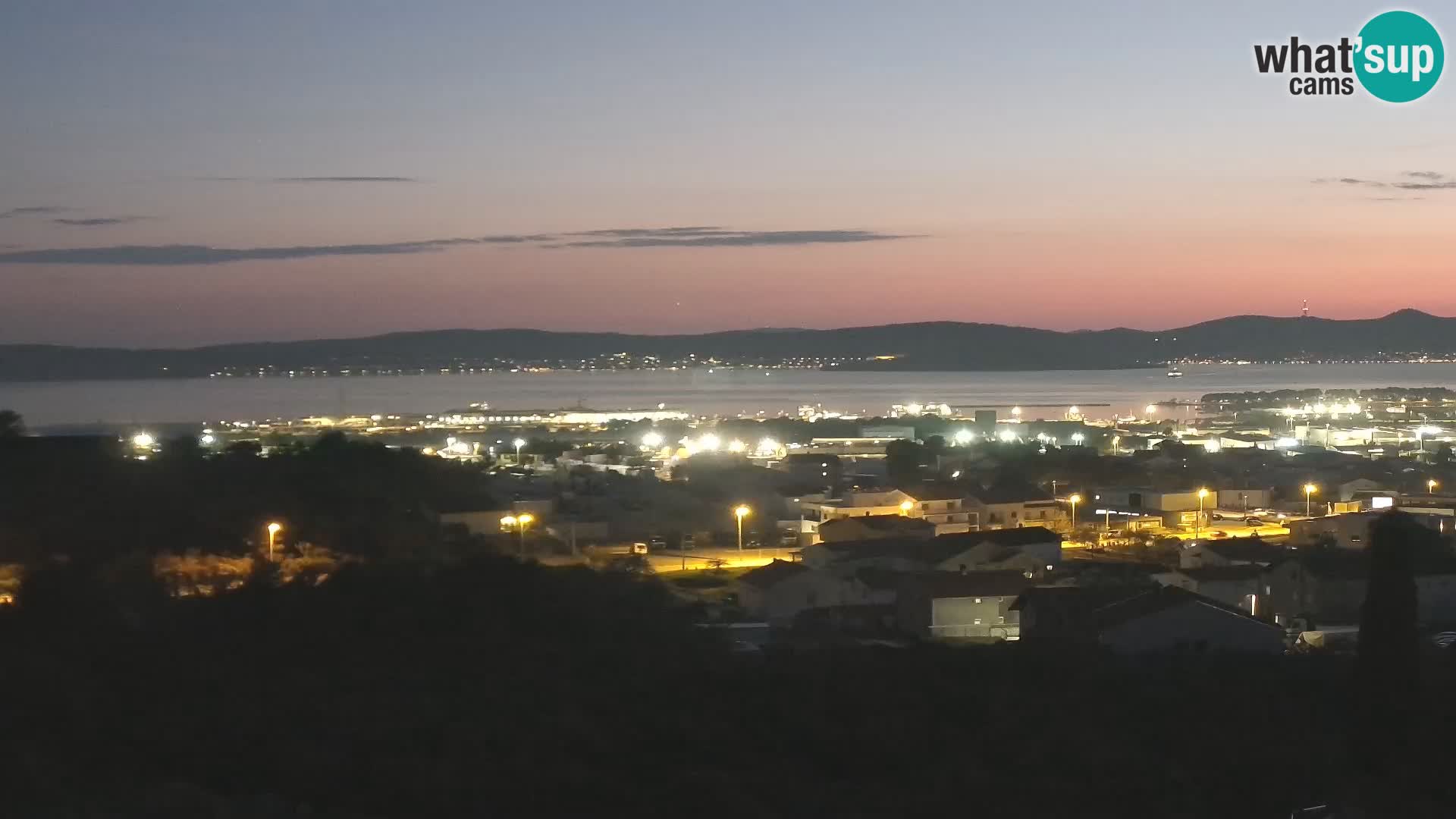 Zadar Port Gazenica Webcam Panorama, Zadar, Kroatien