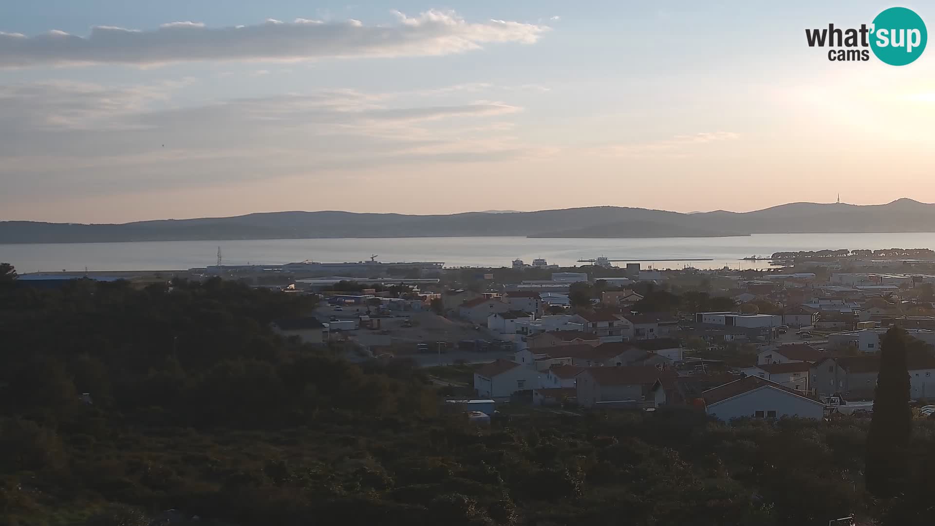 Zadar Pristanišče Gazenica s panoramsko spletno kamero, Zadar, Hrvaška