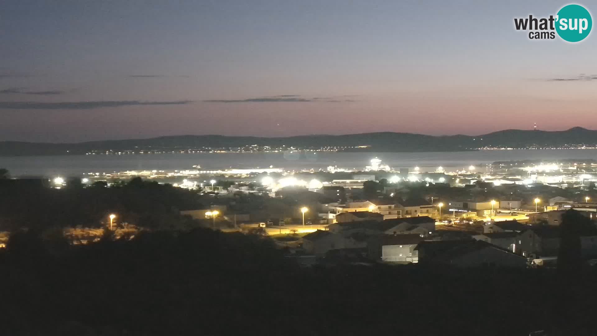 Zadar Port Gazenica Webcam Panorama, Zadar, Kroatien