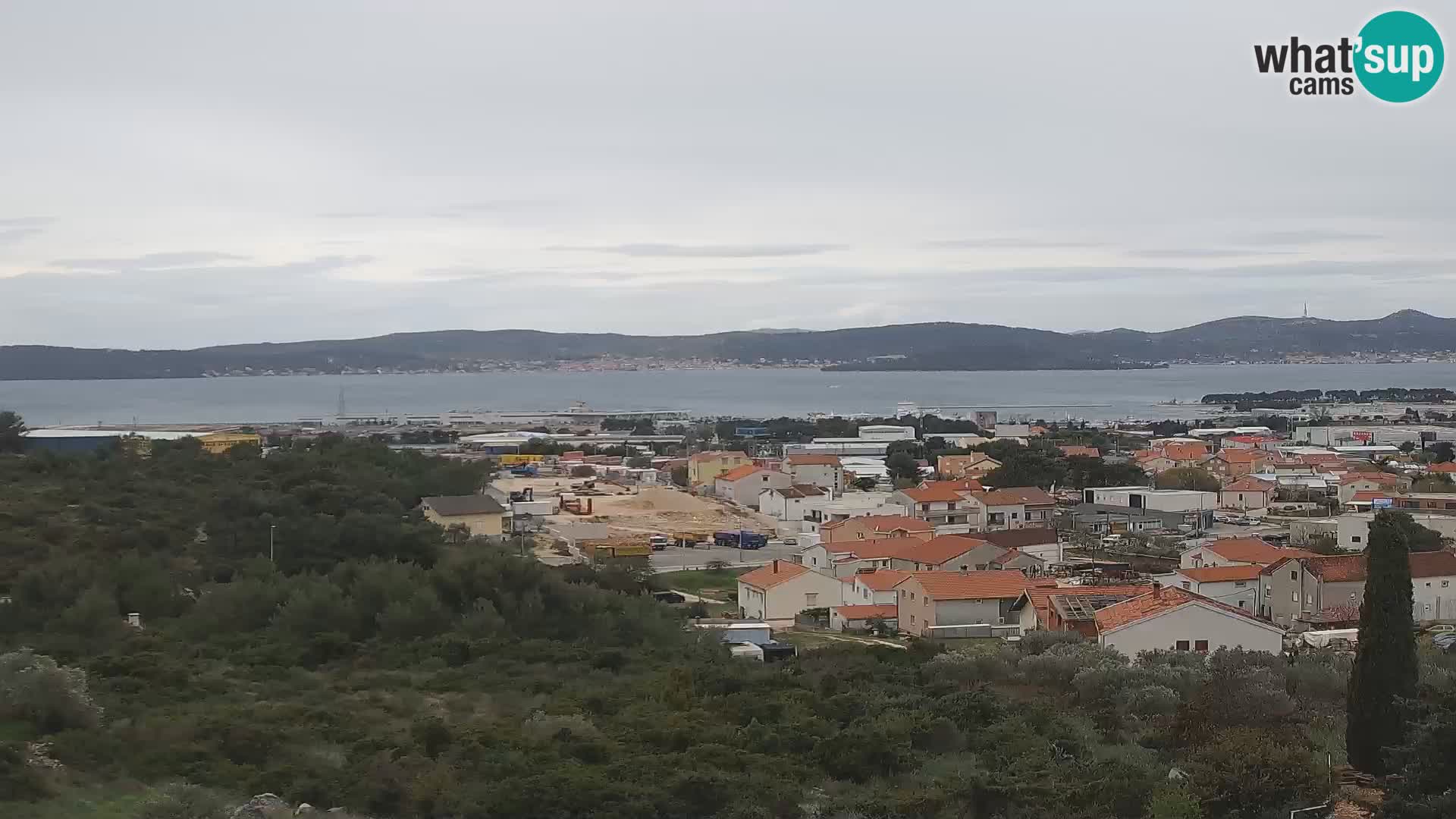 Panoramska web kamera Luke Gaženica u Zadru, Hrvatska