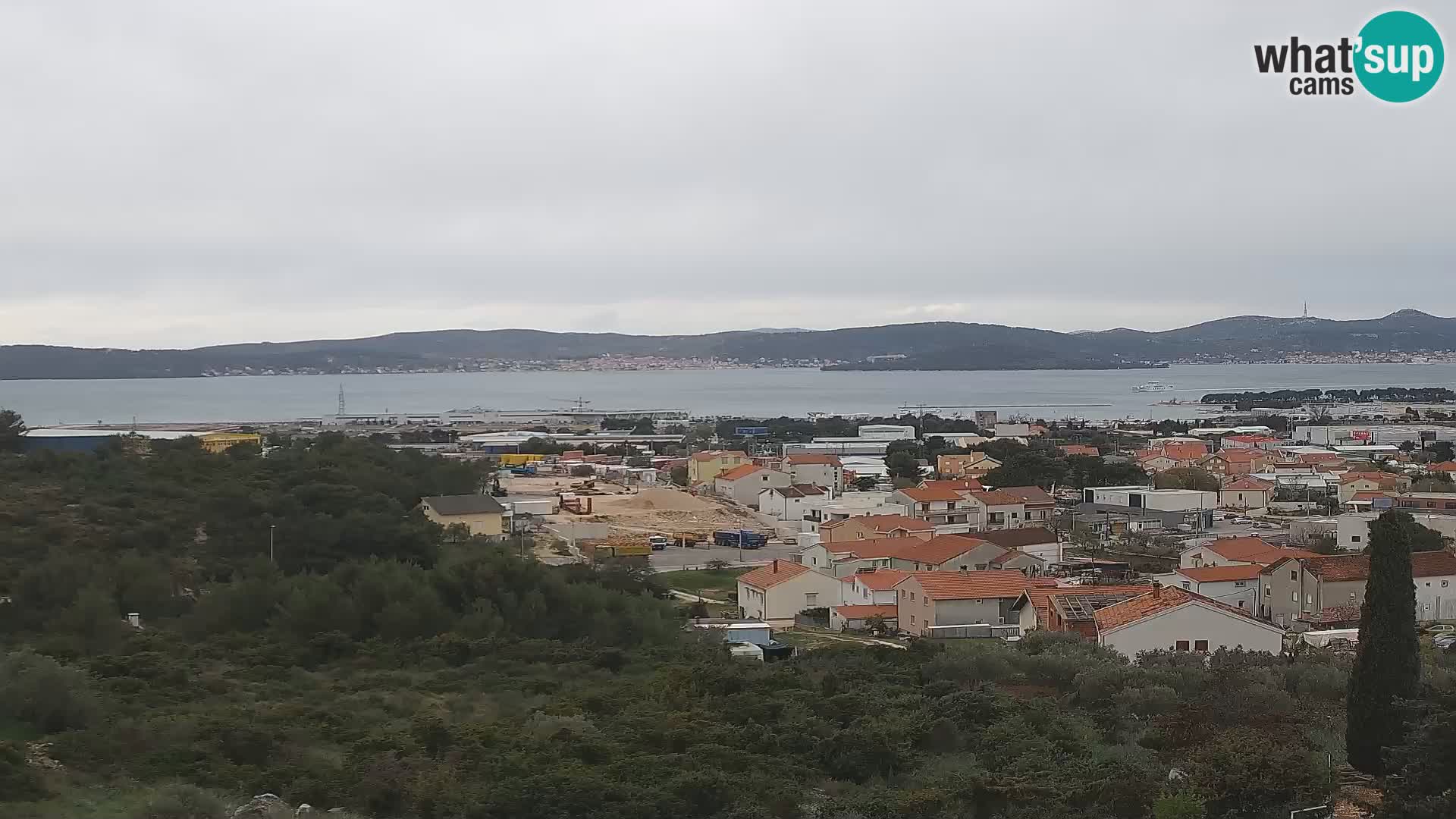 Panorama de la Webcam del Puerto Gazenica de Zadar, Zadar, Croacia