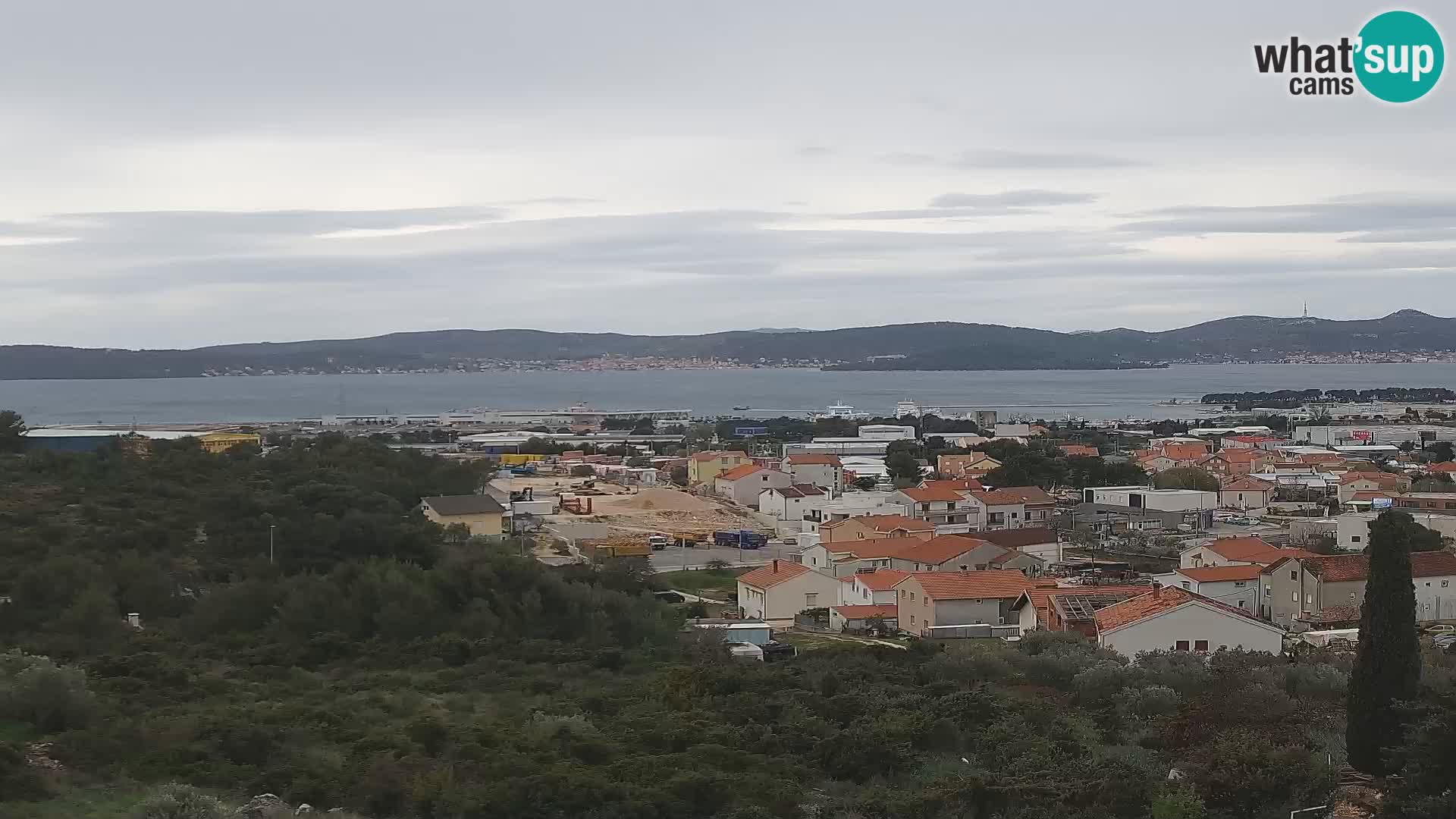 Zadar Pristanišče Gazenica s panoramsko spletno kamero, Zadar, Hrvaška
