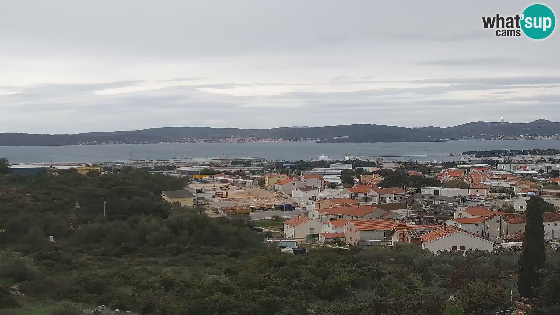 Zadar Port Gazenica Webcam Panorama, Zadar, Croatie